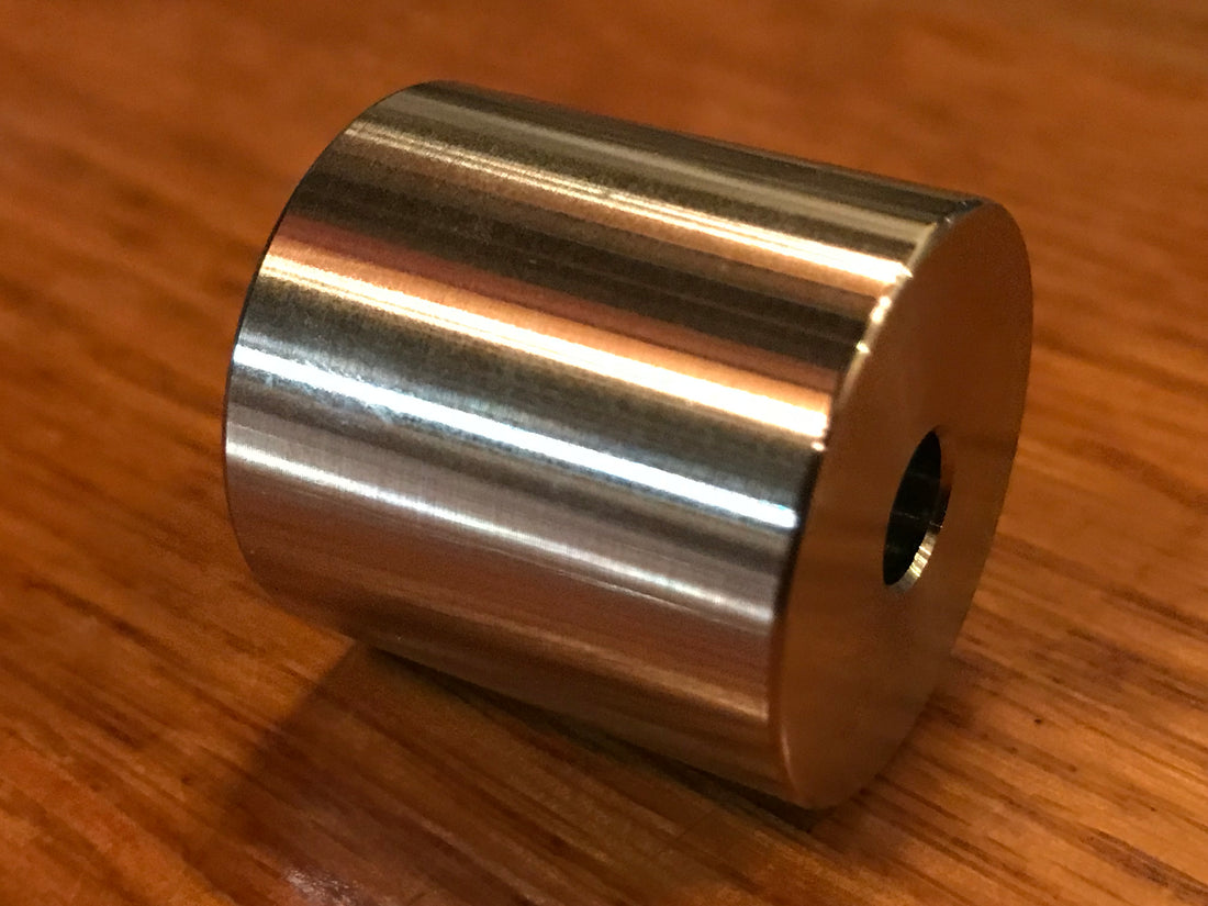 EXTSW .257” ID x .990" OD x 1" Long 304 Stainless Spacer