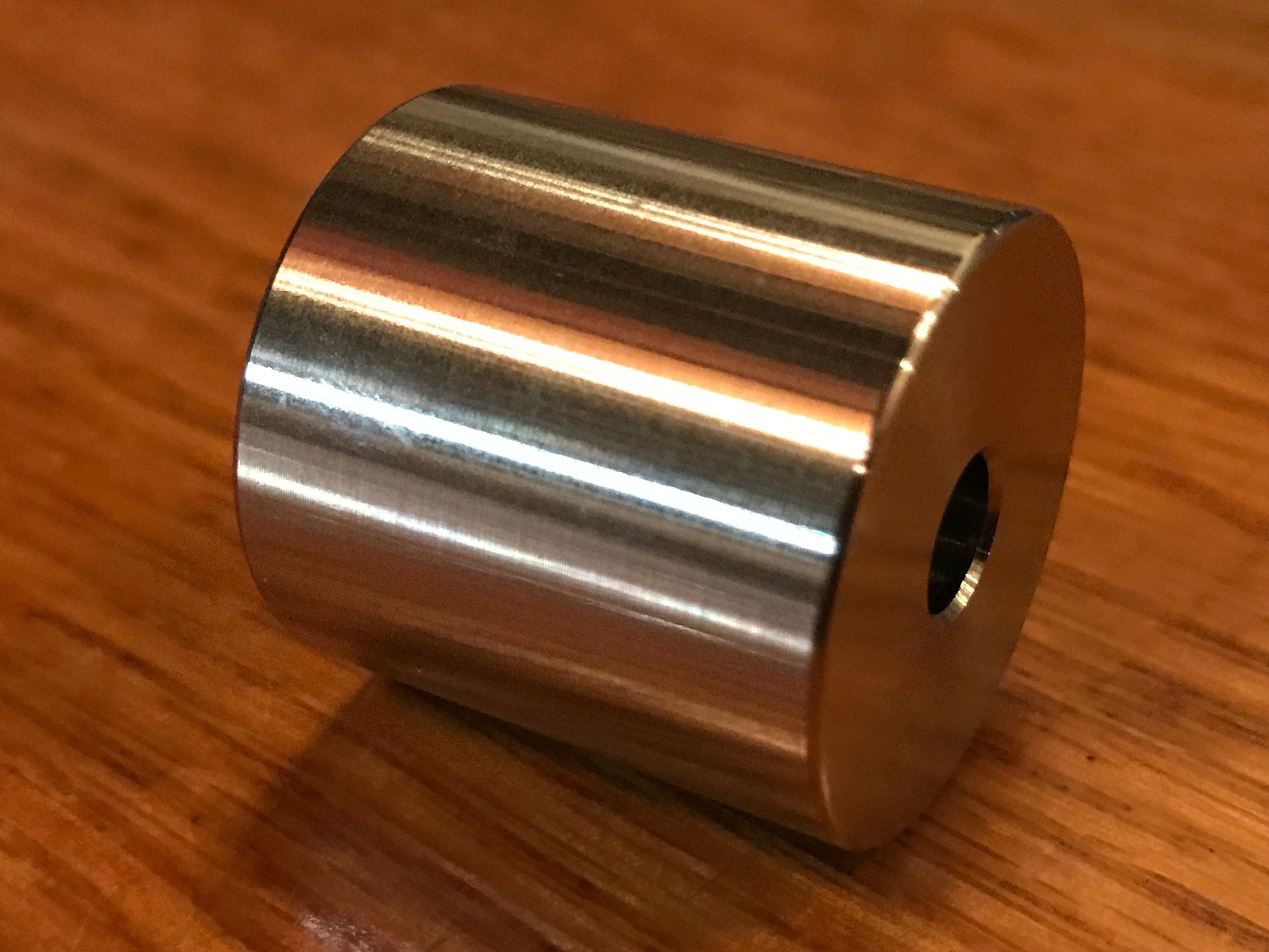EXTSW .257” ID x .990" OD x 1" Long 316 Stainless Spacer