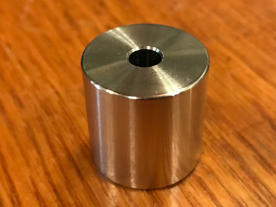 EXTSW .257” ID x .990" OD x 1" Long 304 Stainless Spacer