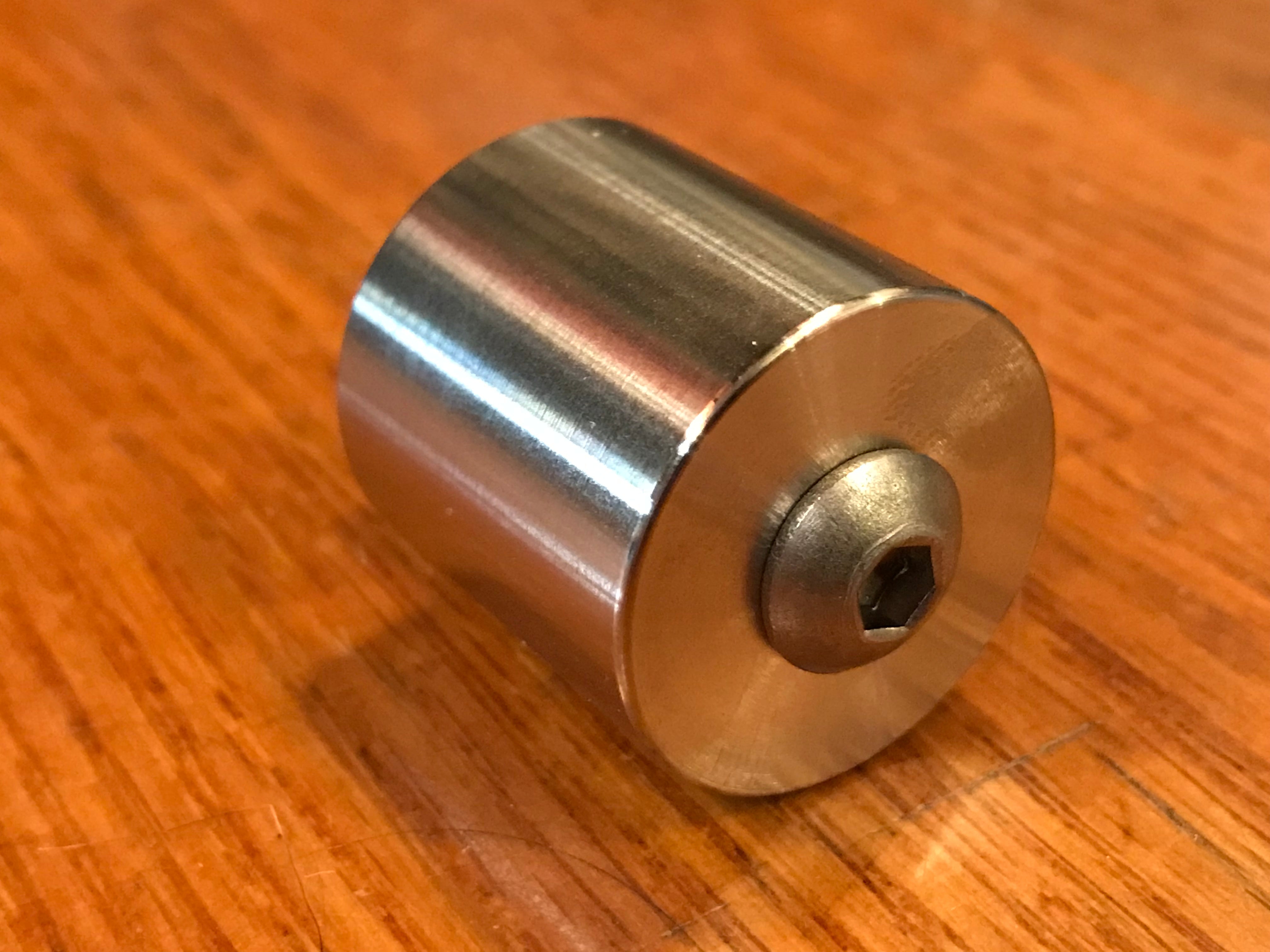 EXTSW .257” ID x .990" OD x 1" Long 304 Stainless Spacer