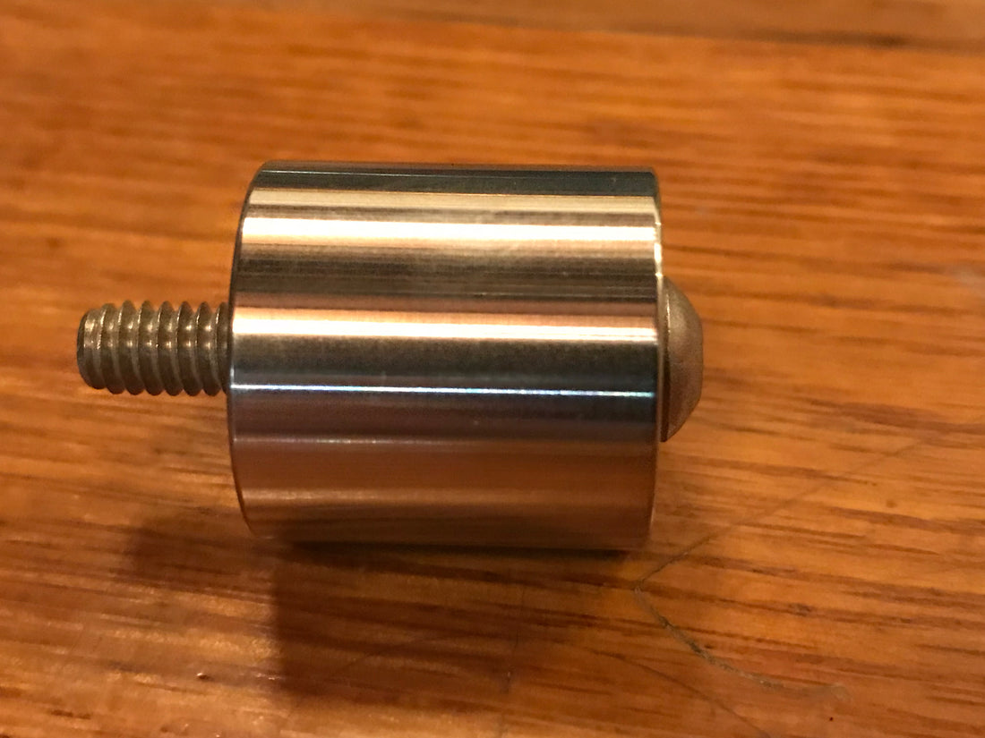 EXTSW .257” ID x .990" OD x 1" Long 304 Stainless Spacer