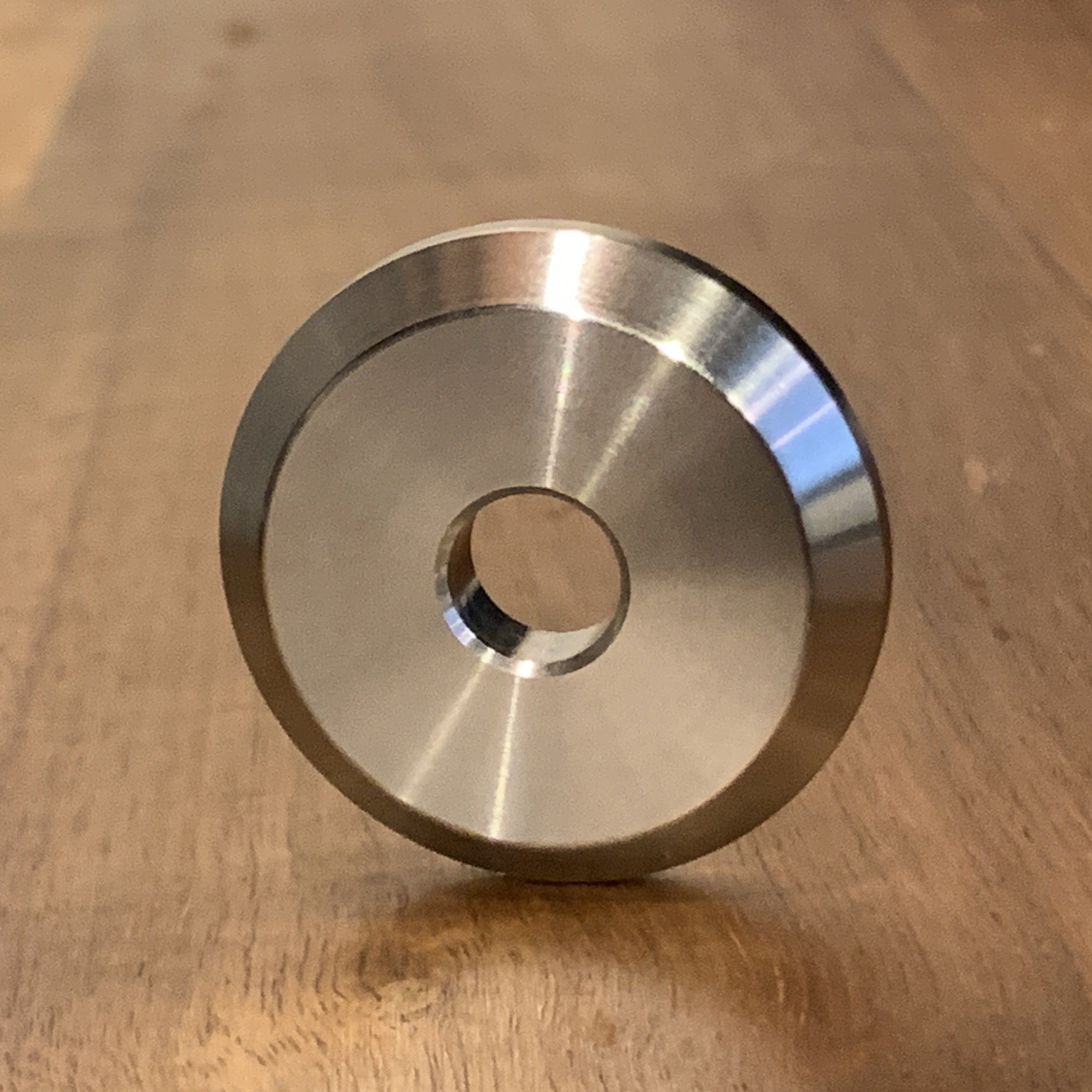 EXTSW BEVELED .443” ID x 1.490" OD x 1/4" Thick 316 Stainless Washer