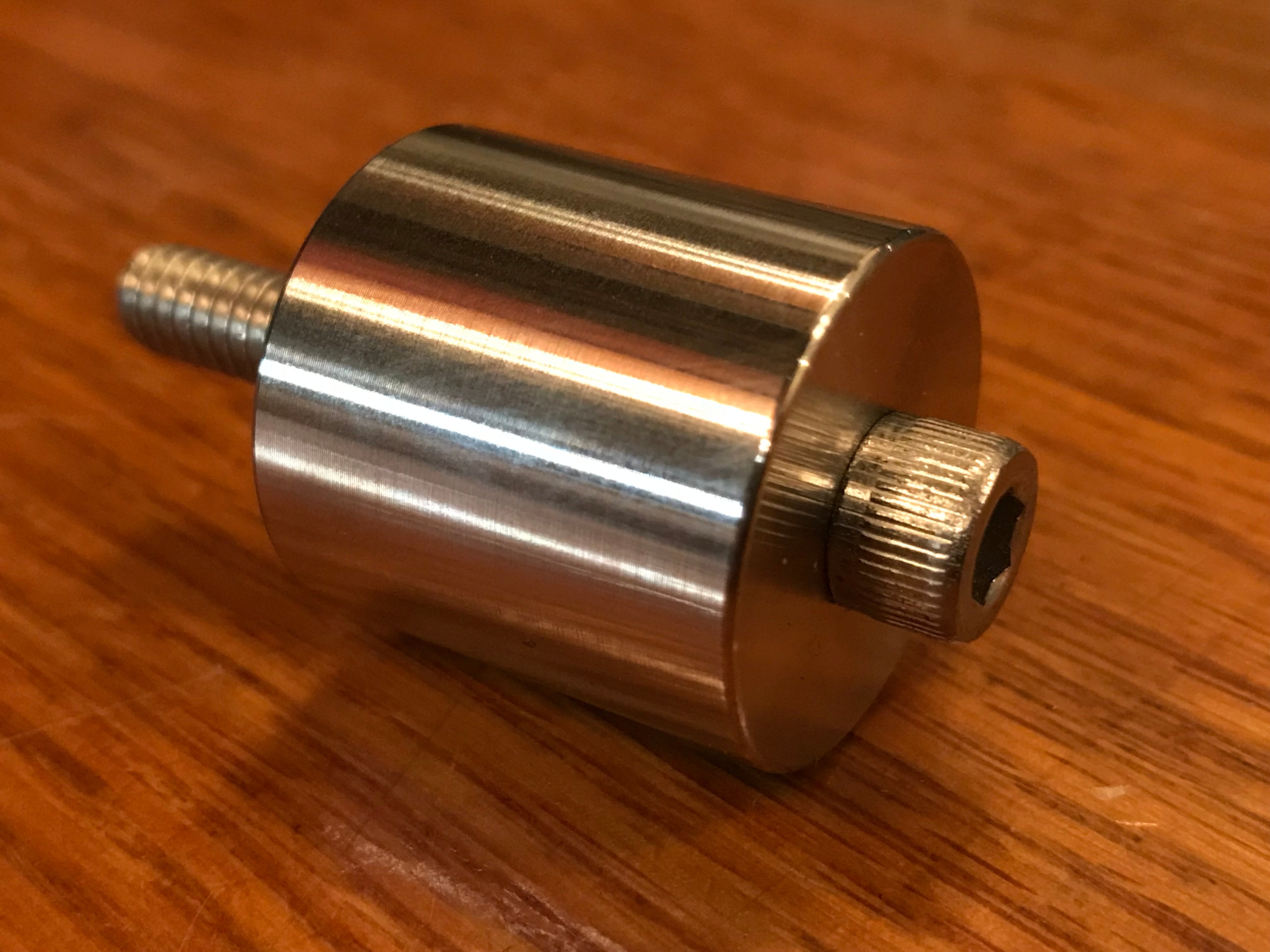 EXTSW .257” ID x .990" OD x 1" Long 316 Stainless Spacer