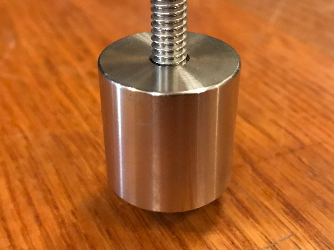 EXTSW .257” ID x .990" OD x 1" Long 304 Stainless Spacer