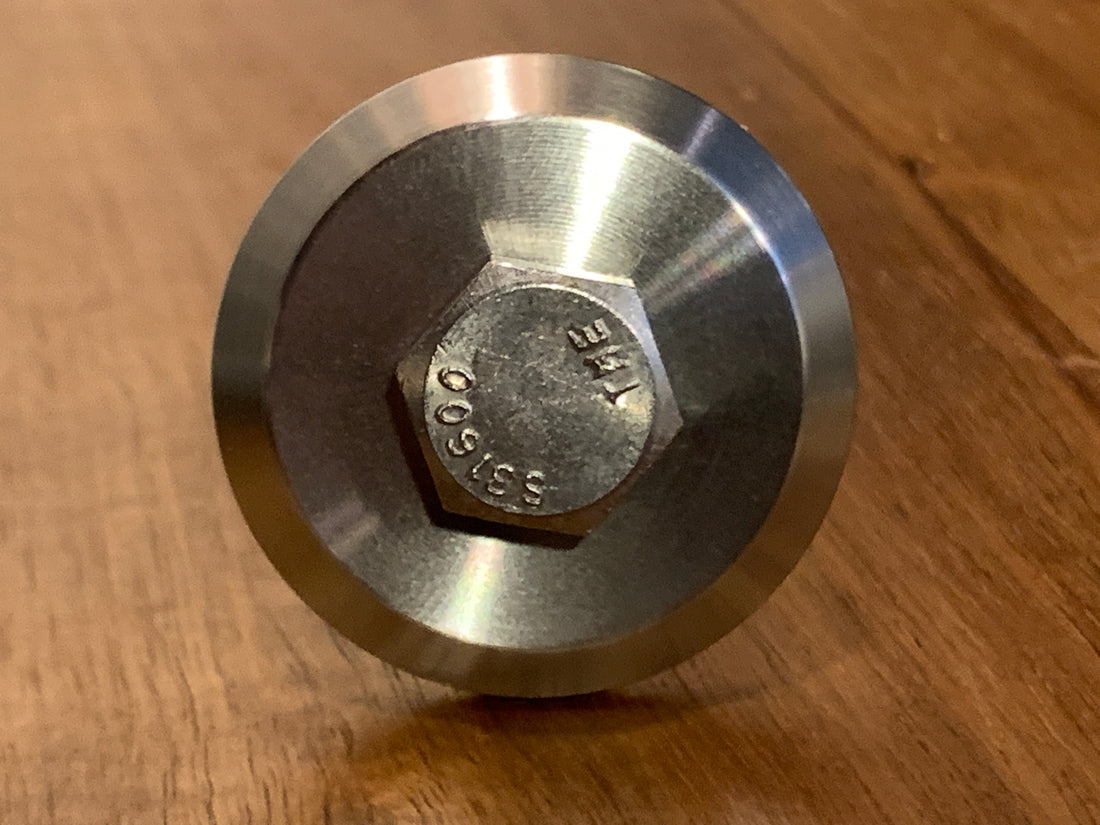 EXTSW BEVELED .383” ID x 1.490" OD x 1/4" Thick 316 Stainless Washer