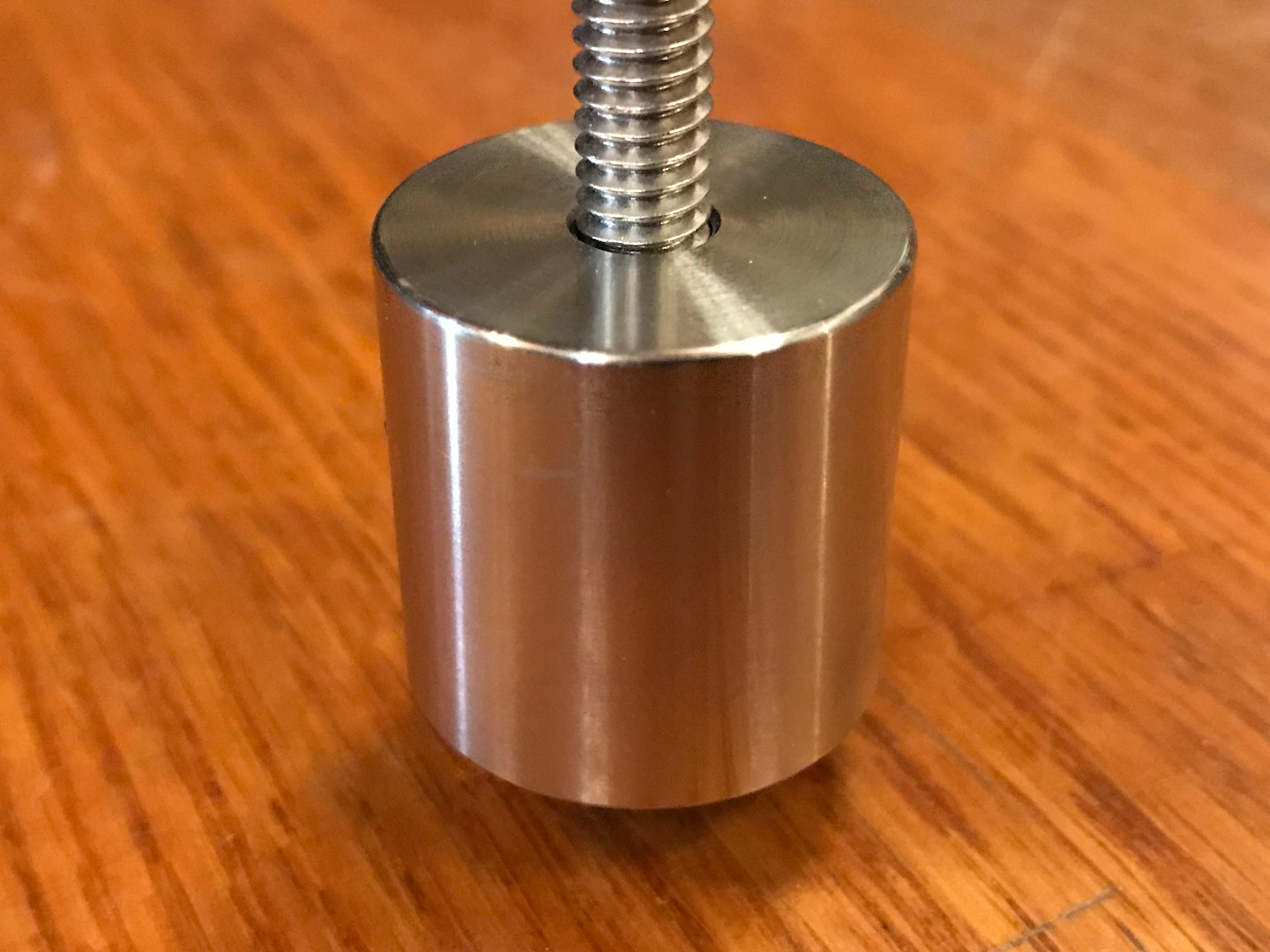 EXTSW .257” ID x .990" OD x 1" Long 316 Stainless Spacer