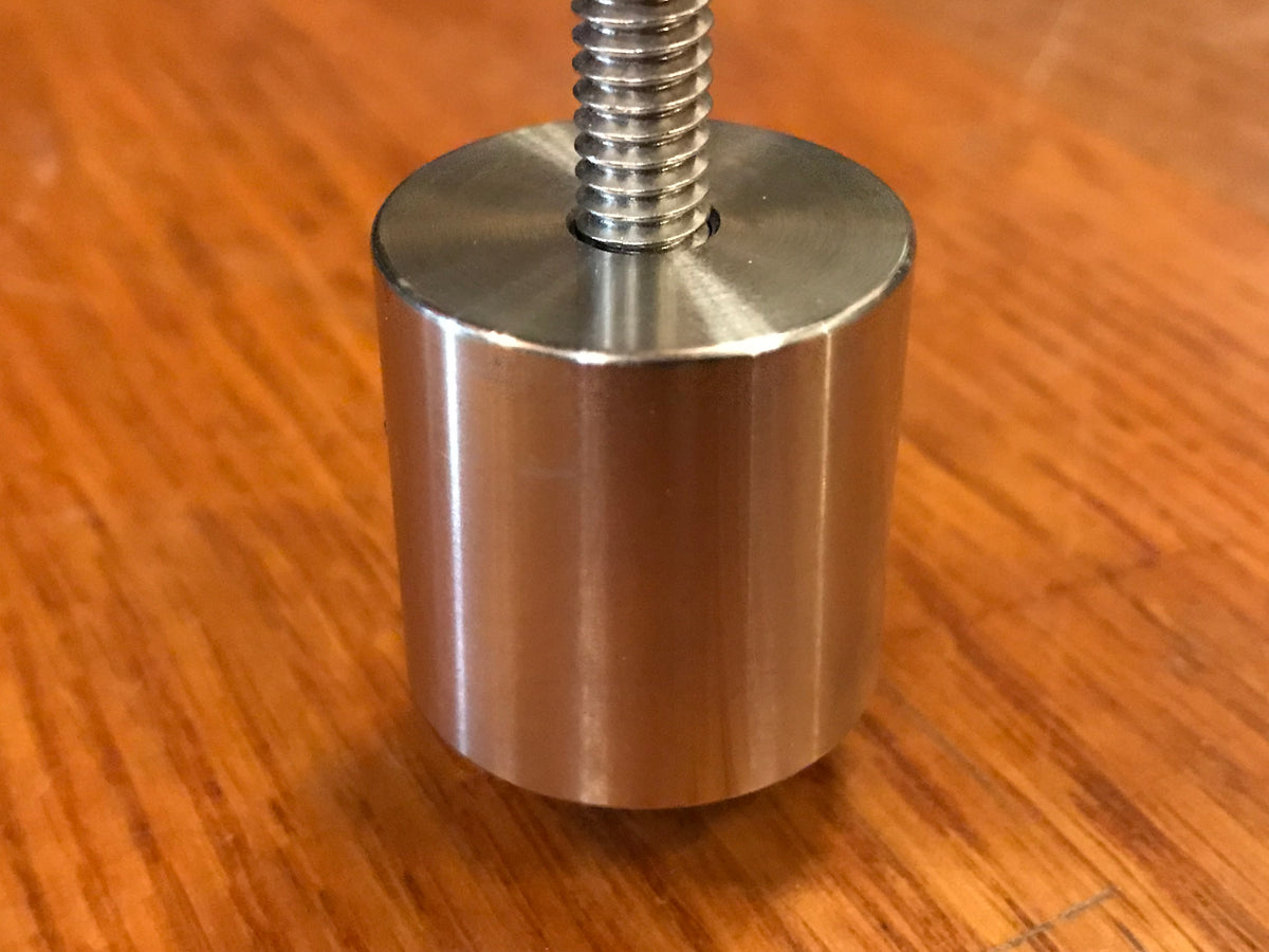 EXTSW .257” ID x .990" OD x 7/8" Long 316 Stainless Spacer