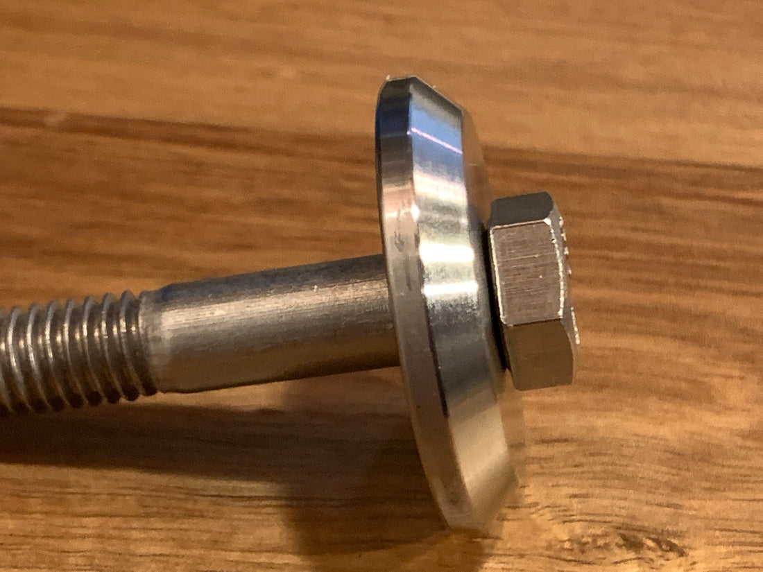 EXTSW BEVELED .383” ID x 1.490" OD x 1/4" Thick 316 Stainless Washer