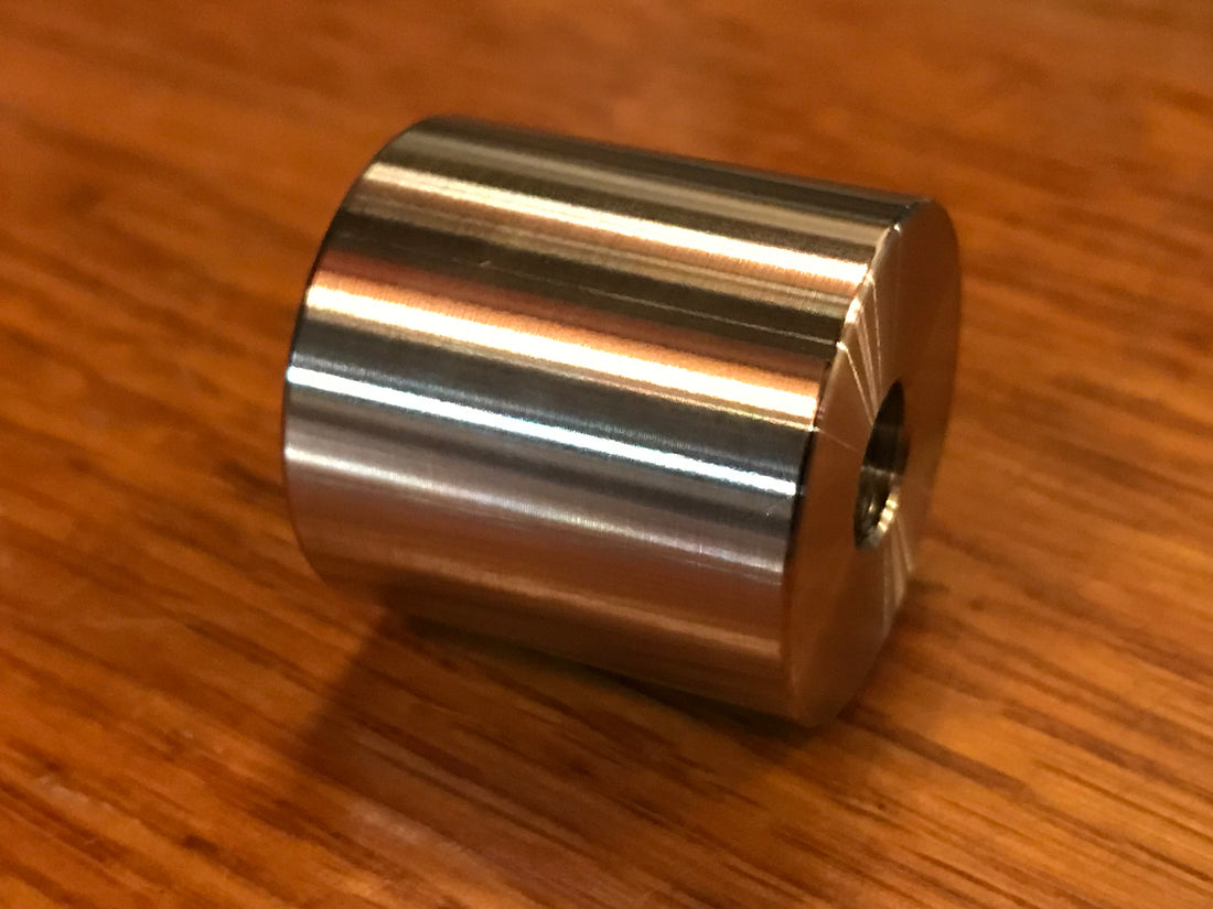 EXTSW .323" ID x .990"  OD x 1” Thick 316 Stainless Spacer