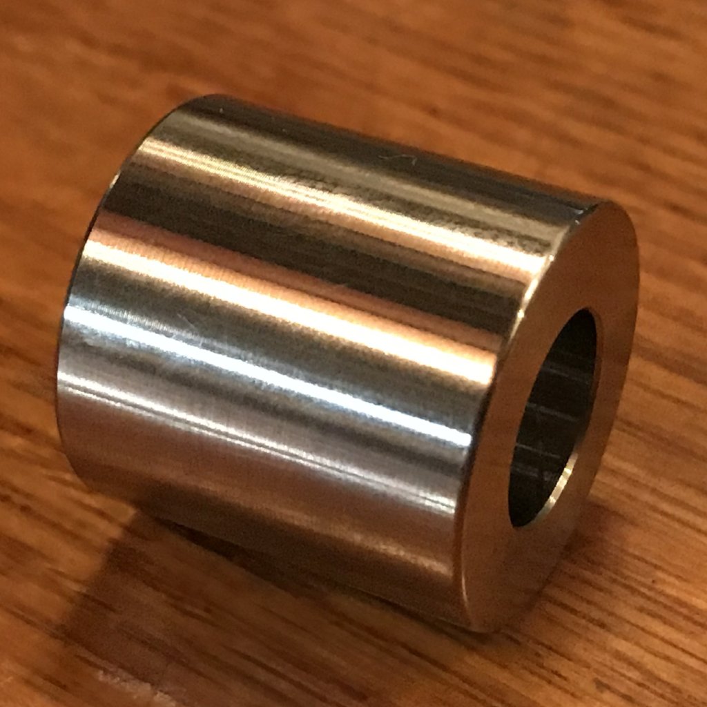 EXTSW 1/2” ID x .990" OD x 1" Long 304 Stainless Spacer