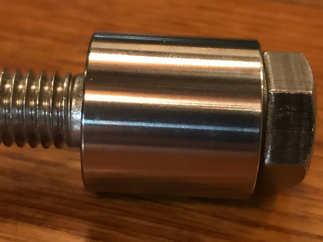 EXTSW 1/2” ID x .990" OD x 1" Long 304 Stainless Spacer