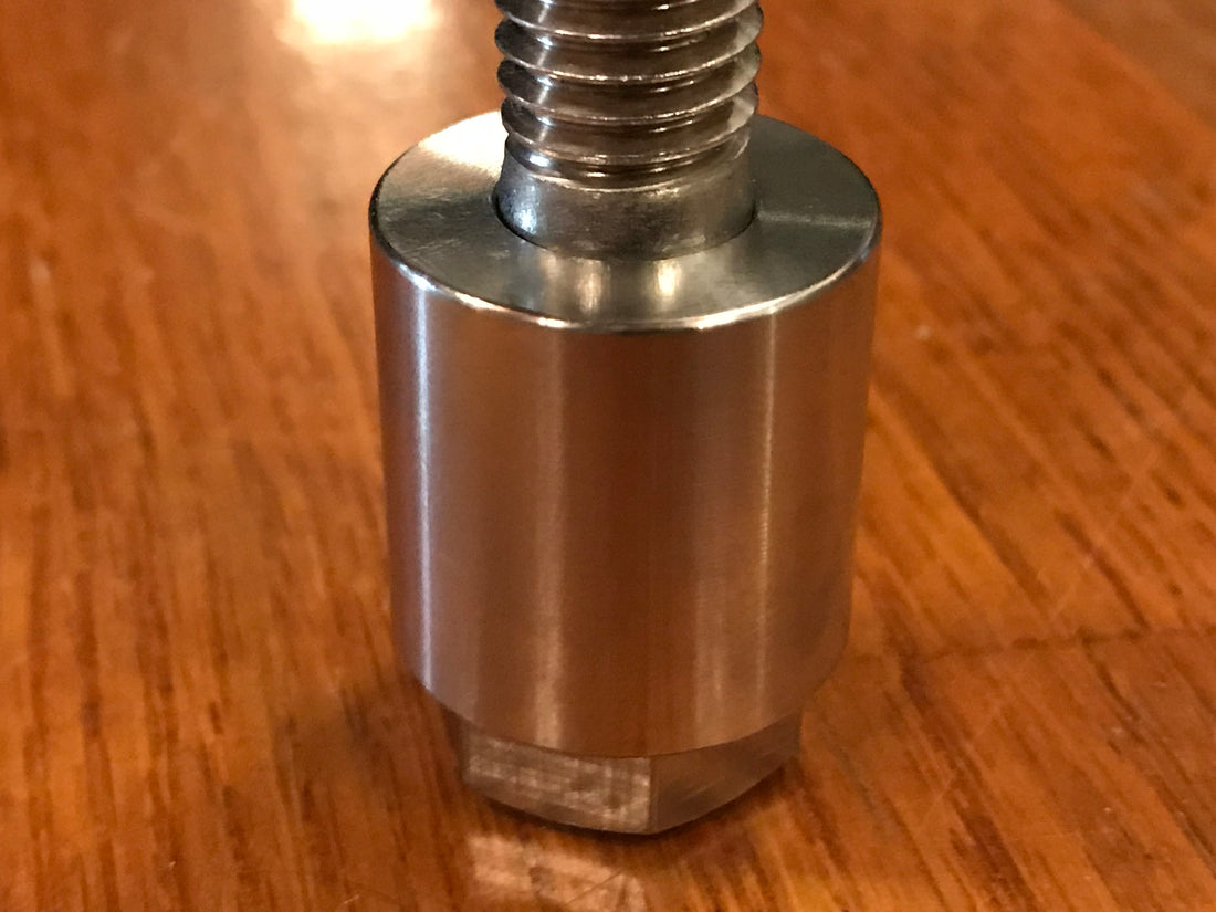 EXTSW 1/2” ID x .990" OD x 1" Long 304 Stainless Spacer
