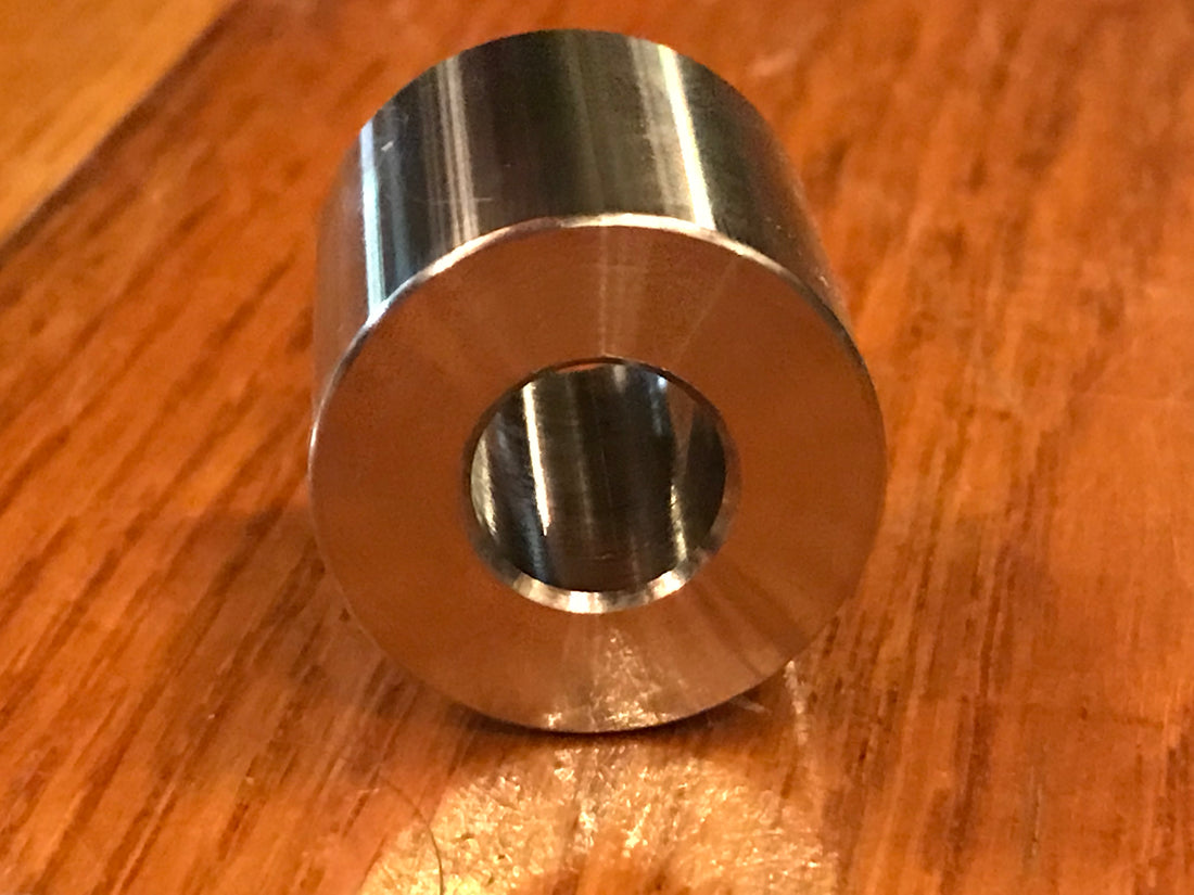 EXTSW 7/16” ID x .990" OD x 1” Thick 304 Stainless Spacer