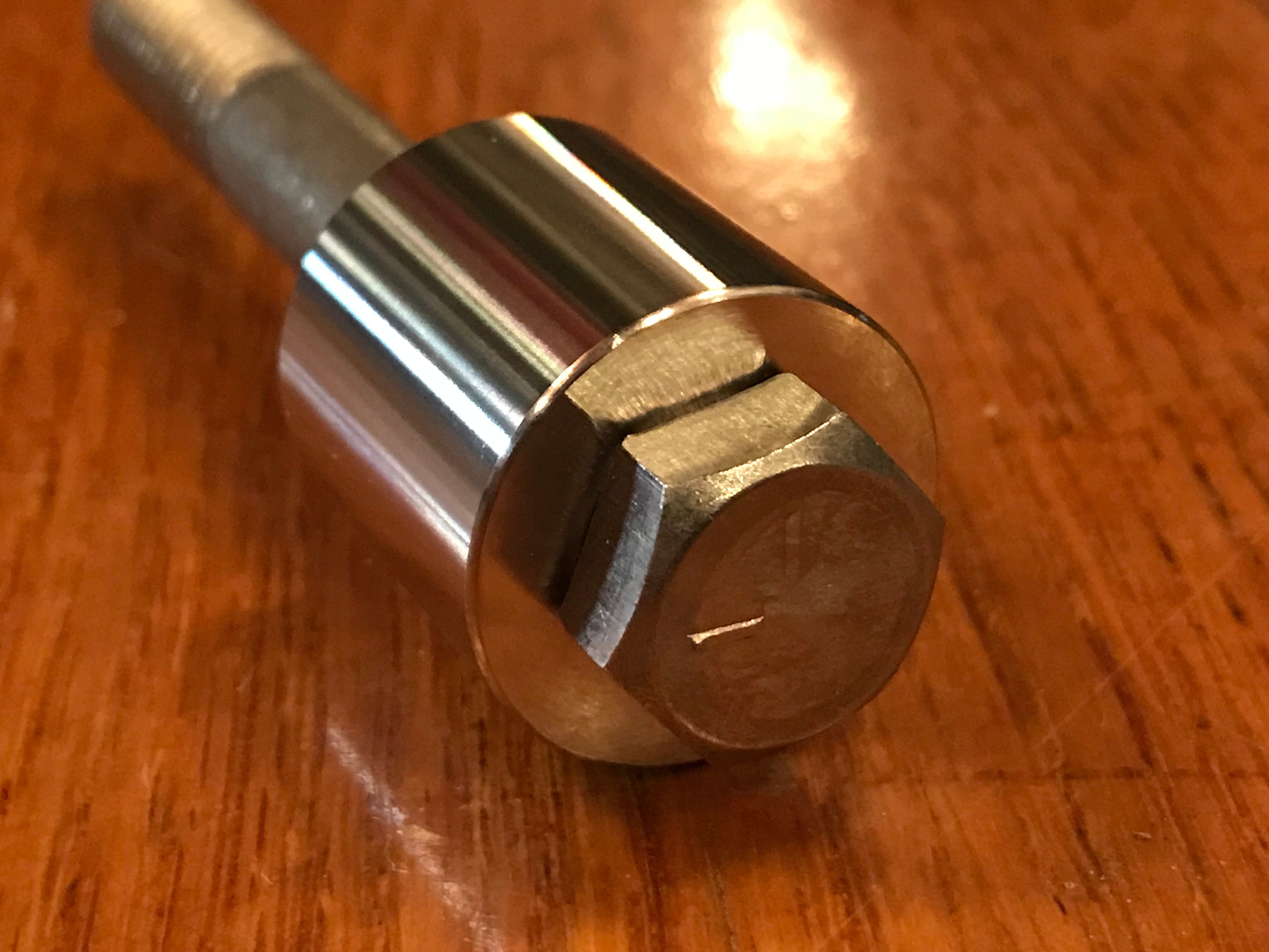 EXTSW .443” ID x .990" OD x 1 1/8” Long 316 Stainless Spacer