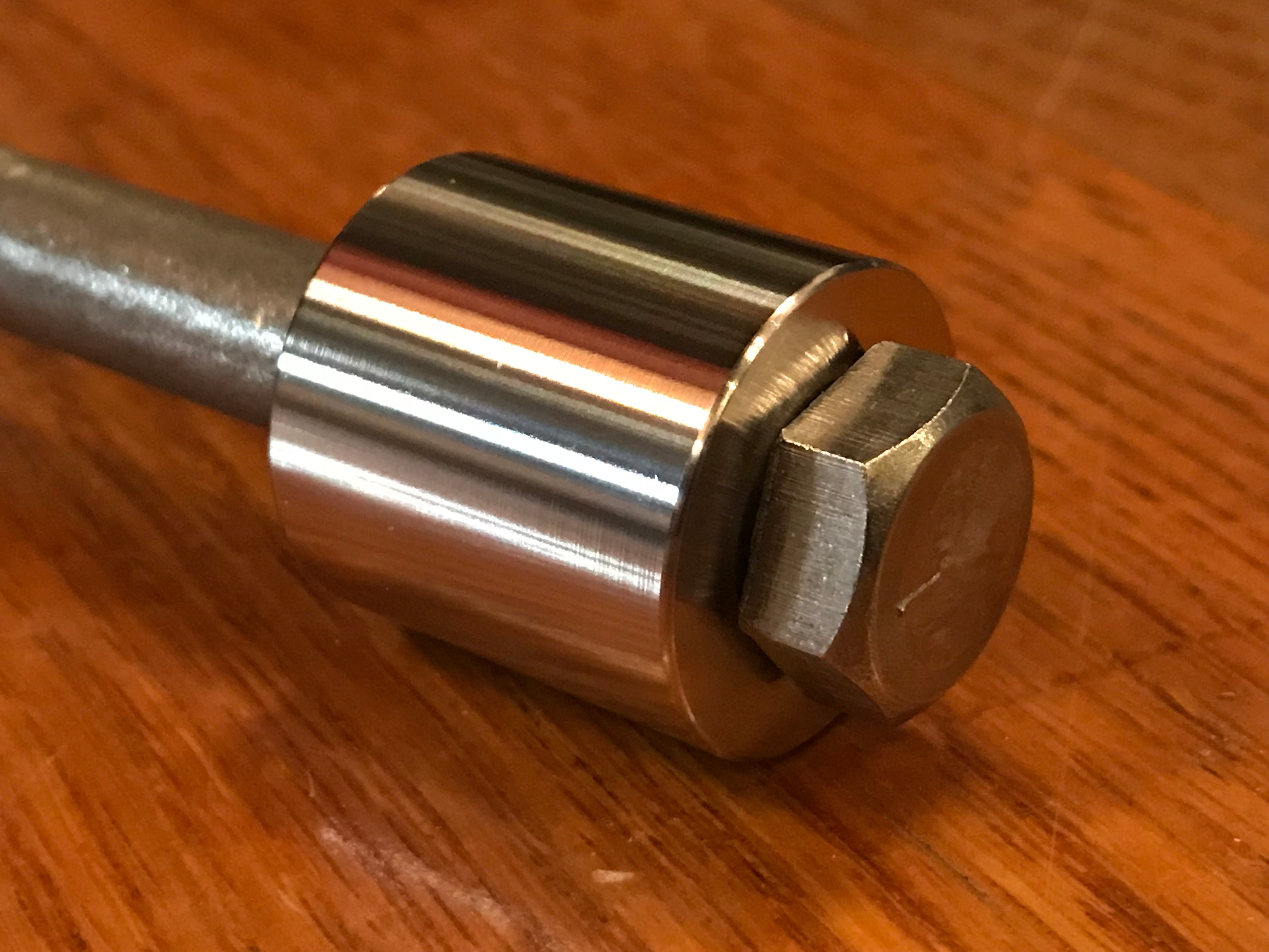 EXTSW .443” ID x .990" OD x 1” Long 316 Stainless Spacer