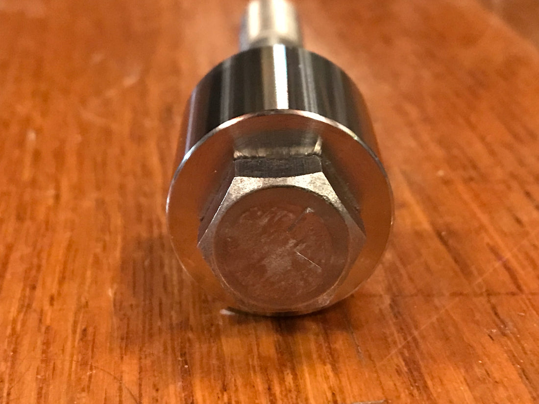 EXTSW 7/16” ID x .990" OD x 1” Thick 304 Stainless Spacer
