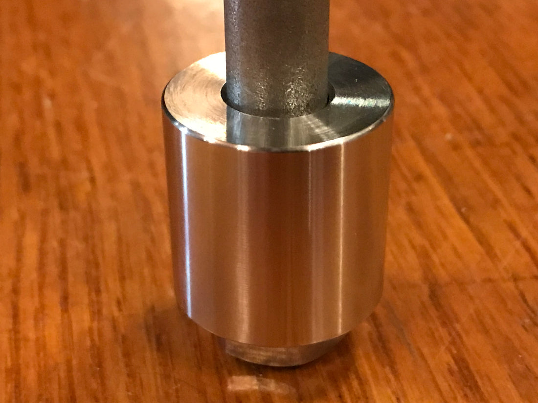 EXTSW .443” ID x 1.240" OD x 2” Long 316 Stainless Spacer