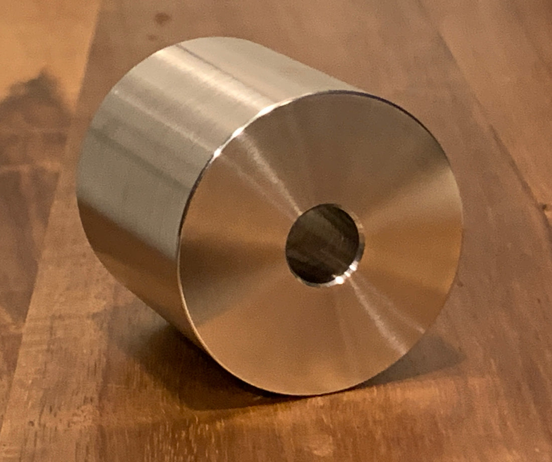 EXTSW .507" ID x 1.990" OD x 2" Thick 316 Stainless Spacer