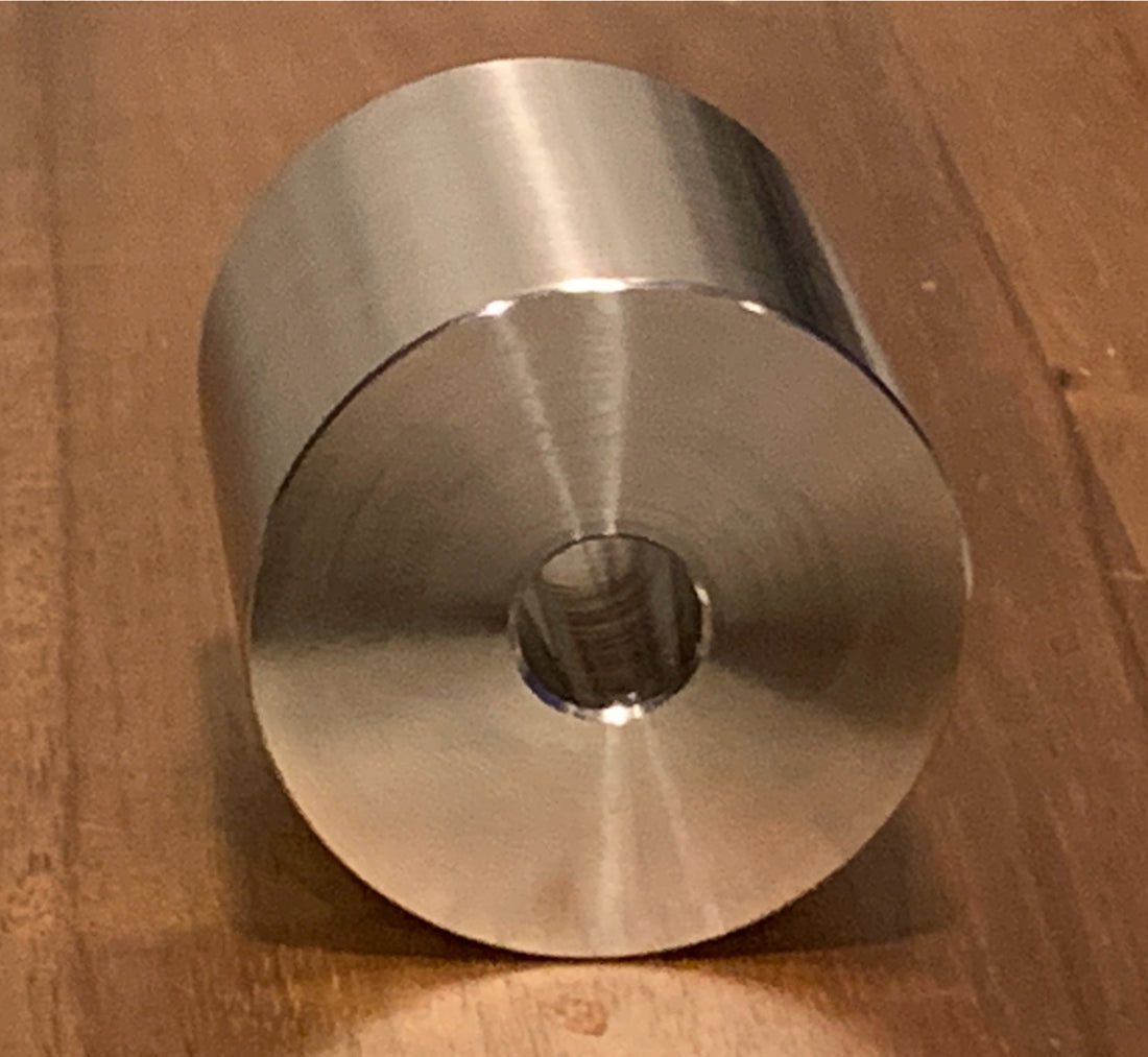 EXTSW .507" ID x 1.990" OD x 2" Thick 316 Stainless Spacer