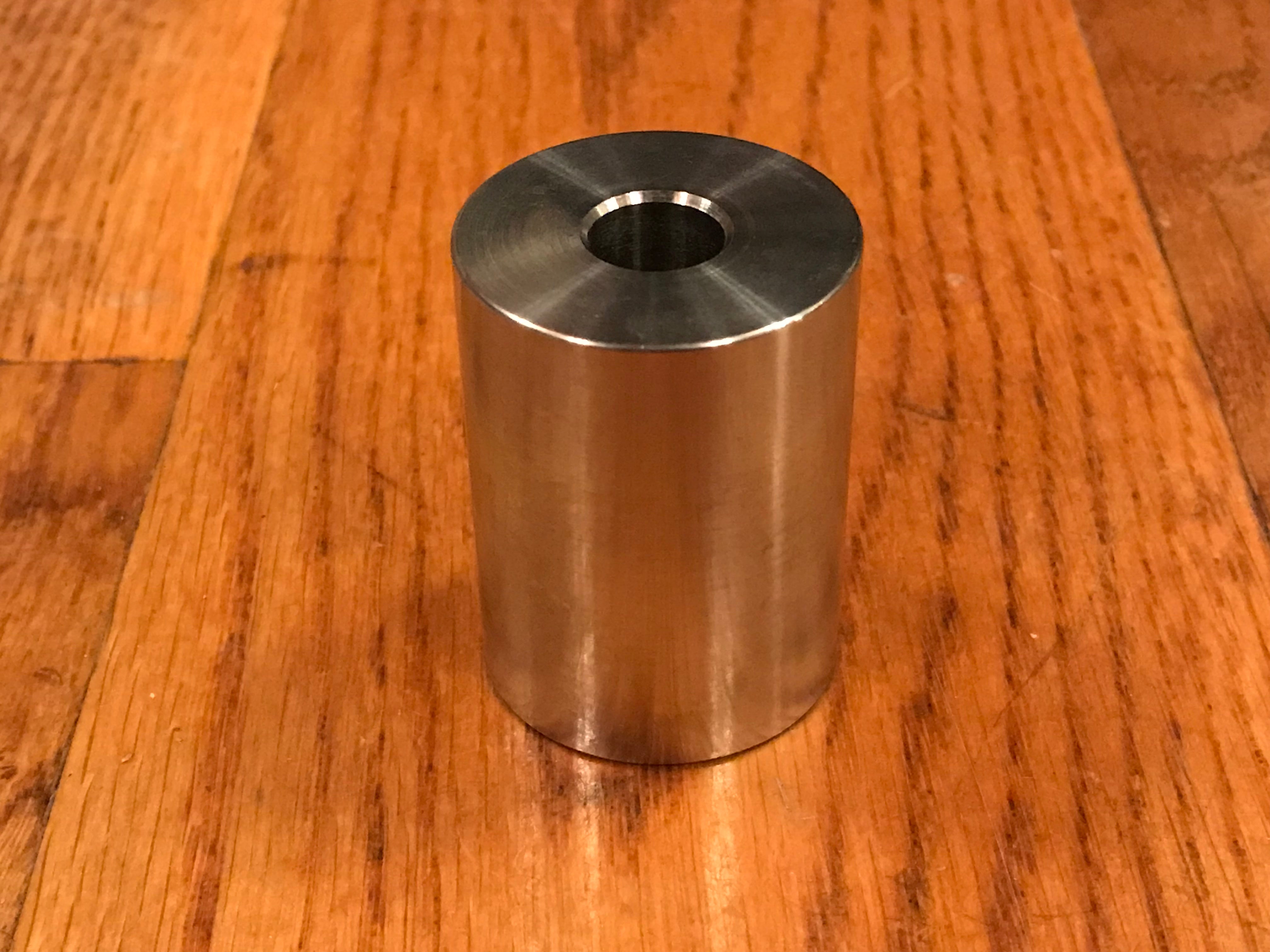 EXTSW .383” ID x  1.990" OD x 1 1/4" thick 316 Stainless Spacer