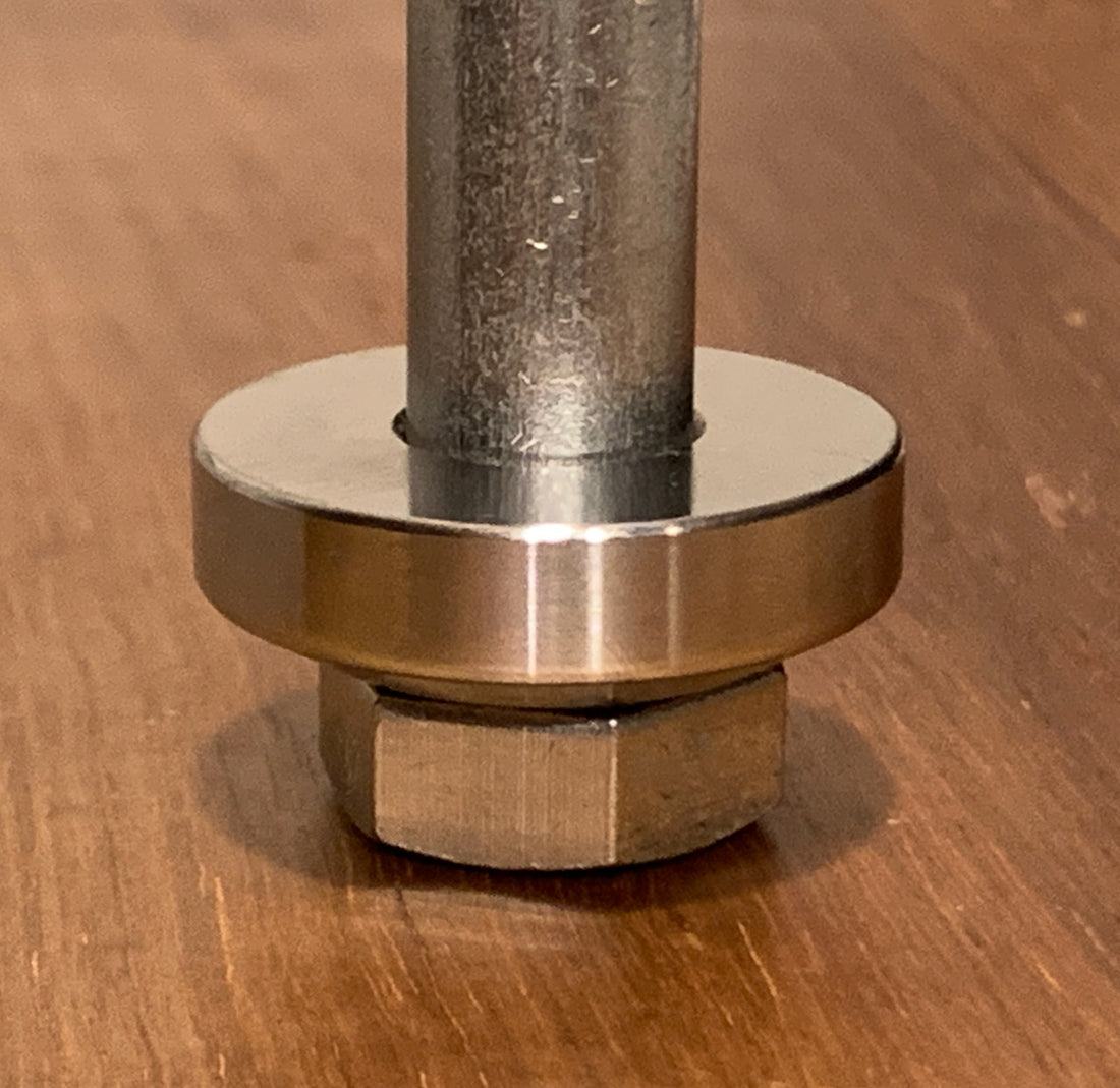 EXTSW BEVELED .507" ID x 1.240" OD x 3/8" Thick 316 Stainless Washers