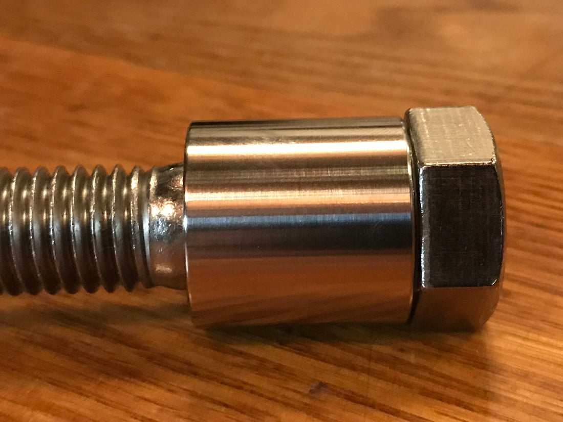 EXTSW 5/8" ID x .990" OD x 1" Thick 304 Stainless Spacer