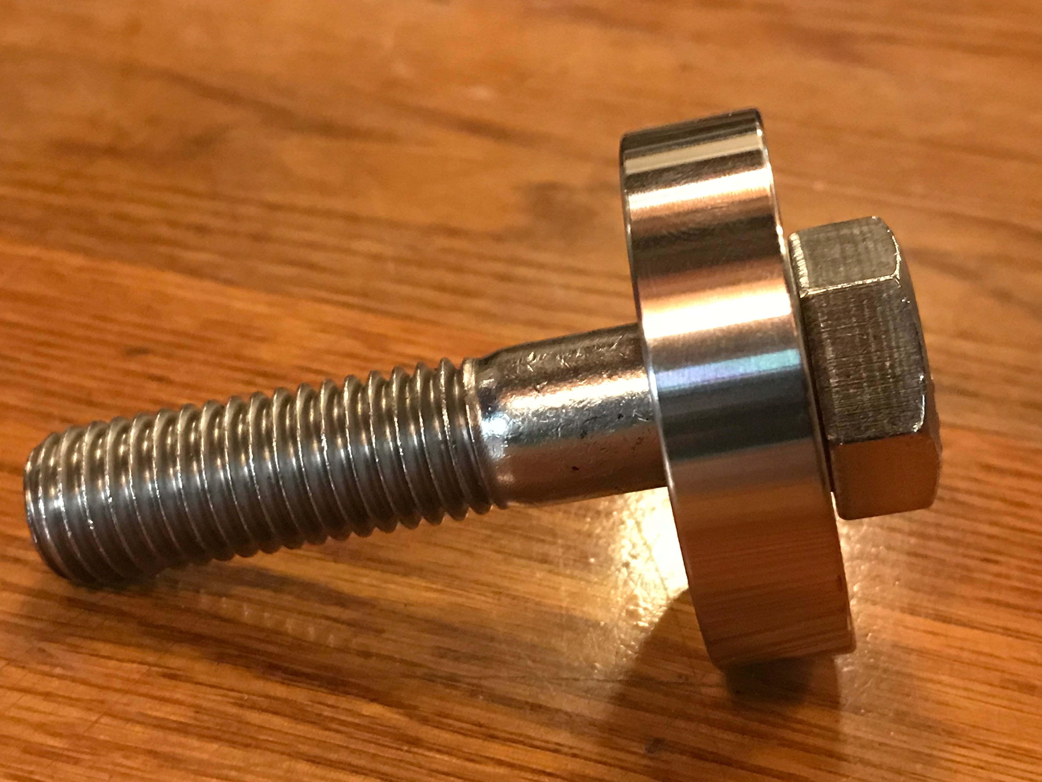 EXTSW 5/8" ID x 1.990" OD x 1/2" Thick 304 Stainless Spacer