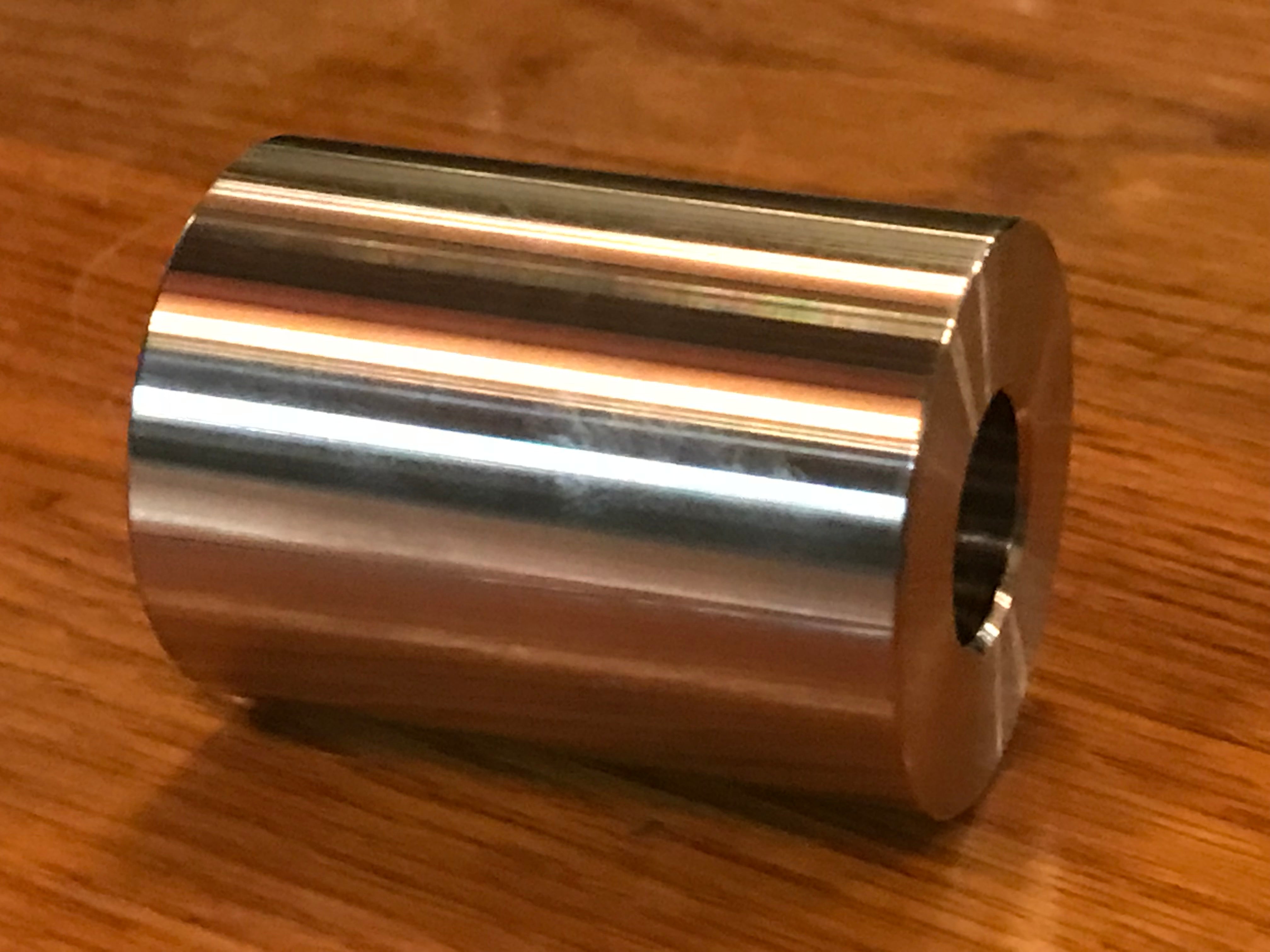 EXTSW .632” ID x 1.490" OD x 2 3/8" Long 316 Stainless Spacer
