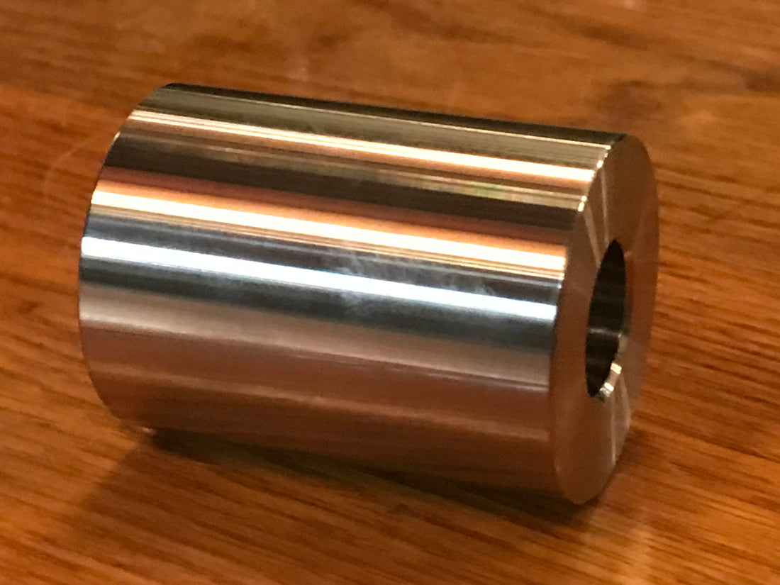 EXTSW .632” ID x 1.490" OD x 2 3/8" Long 316 Stainless Spacer