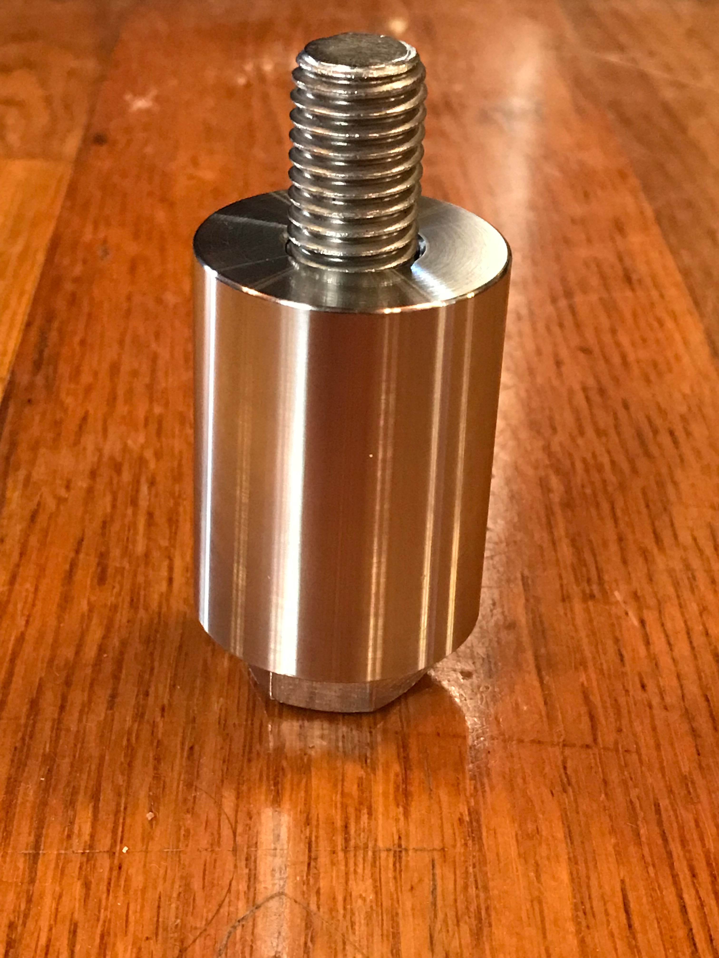 EXTSW .632” ID x 1.490" OD x 2 3/8" Long 316 Stainless Spacer
