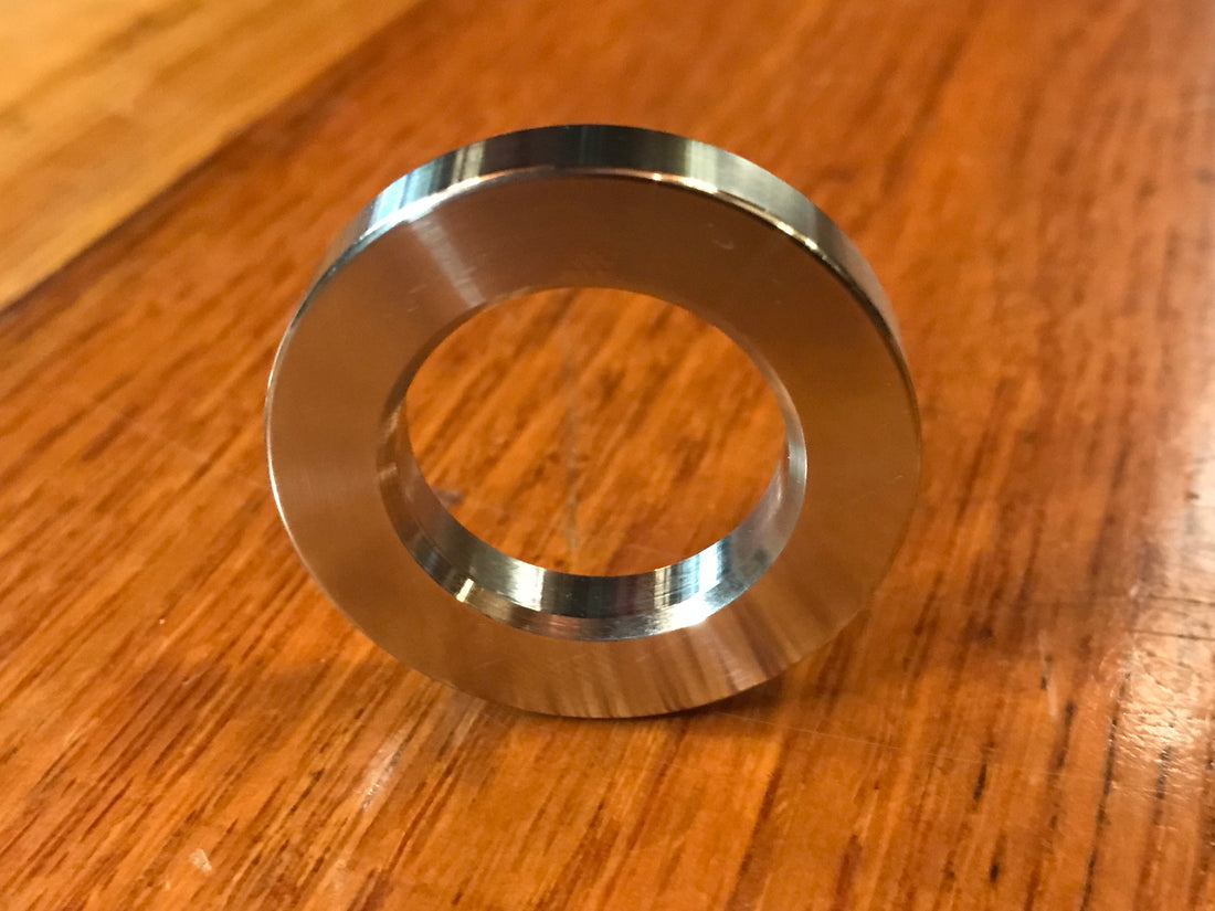 EXTSW .906” ID x 1.490" OD x .300" Thick 316 Stainless Spacer