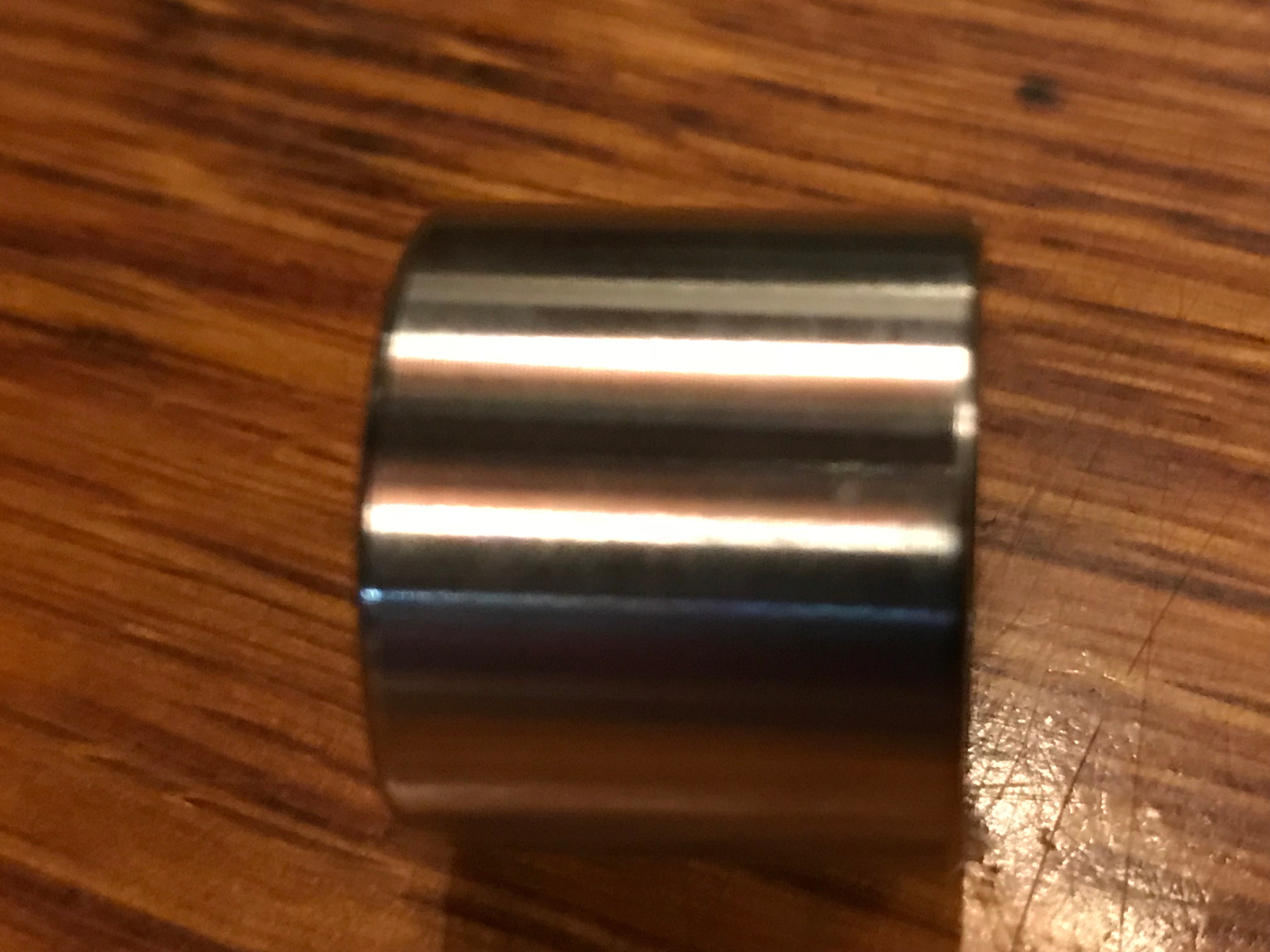 EXTSW .507” ID x .740" OD x 5/8" Long 316 Stainless Spacer
