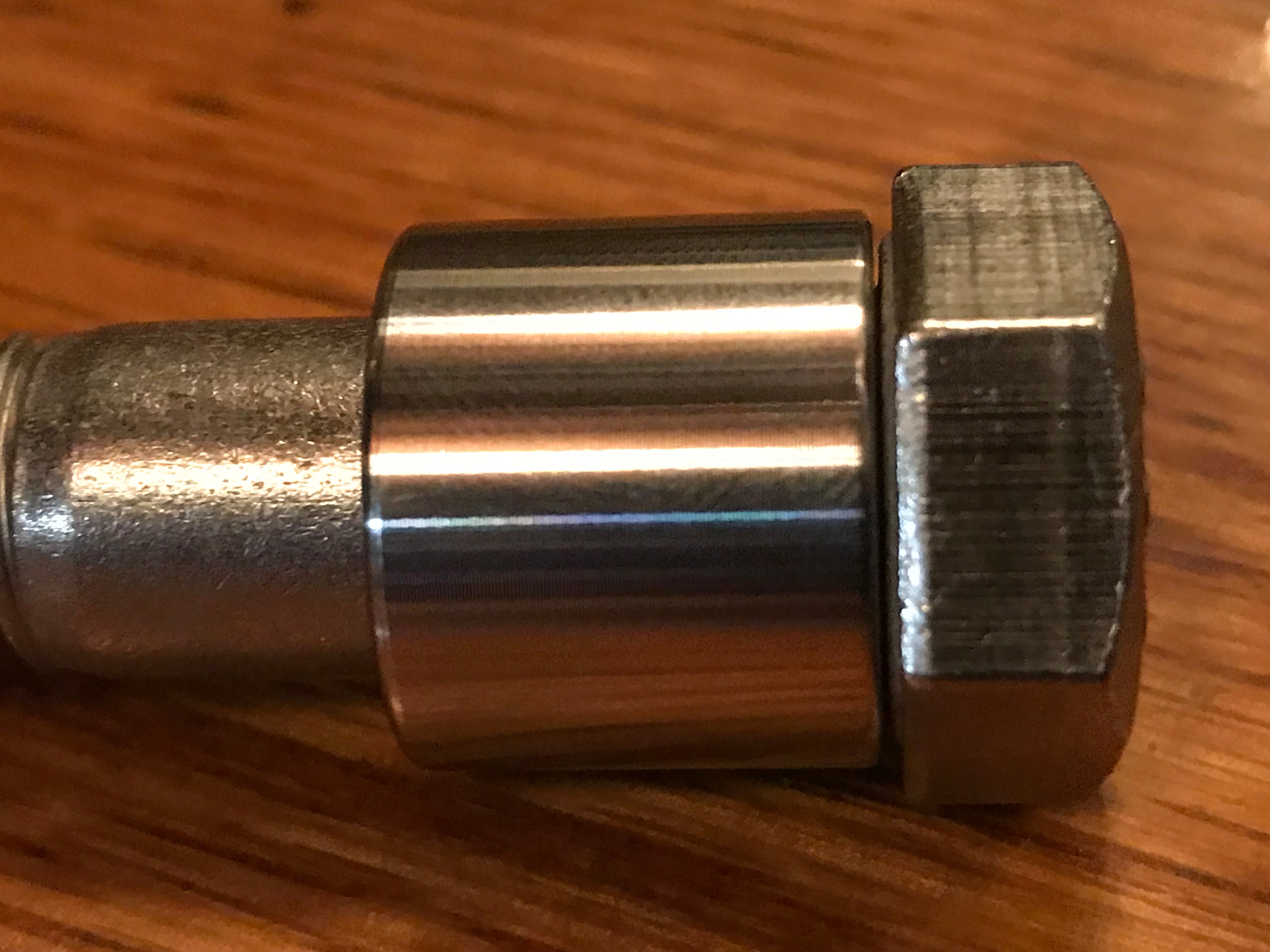 EXTSW .507” ID x .740" OD x 5/8" Long 316 Stainless Spacer