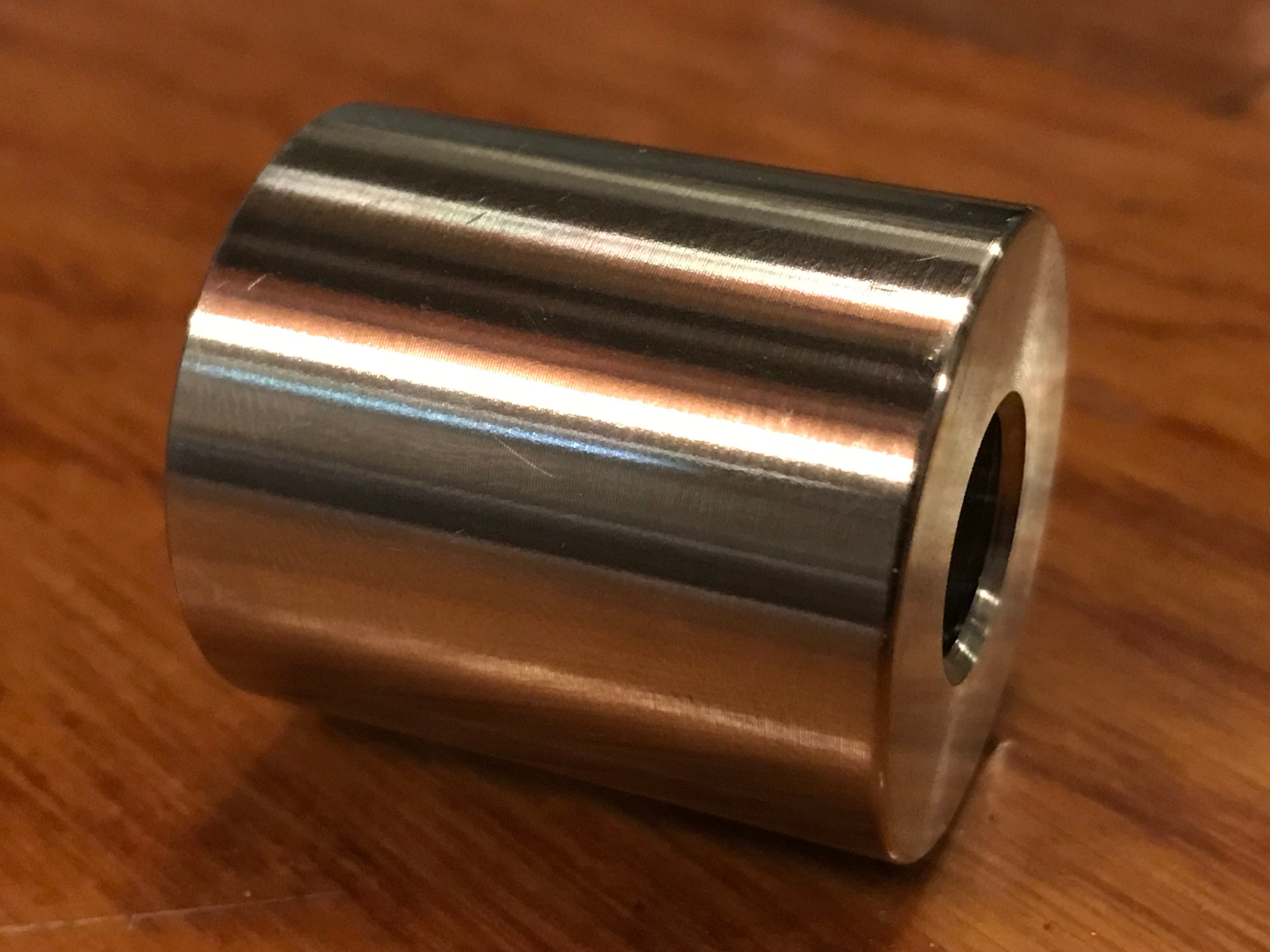 EXTSW .443” ID x 1.115" OD x 1 1/4” Long 316 Stainless Spacer