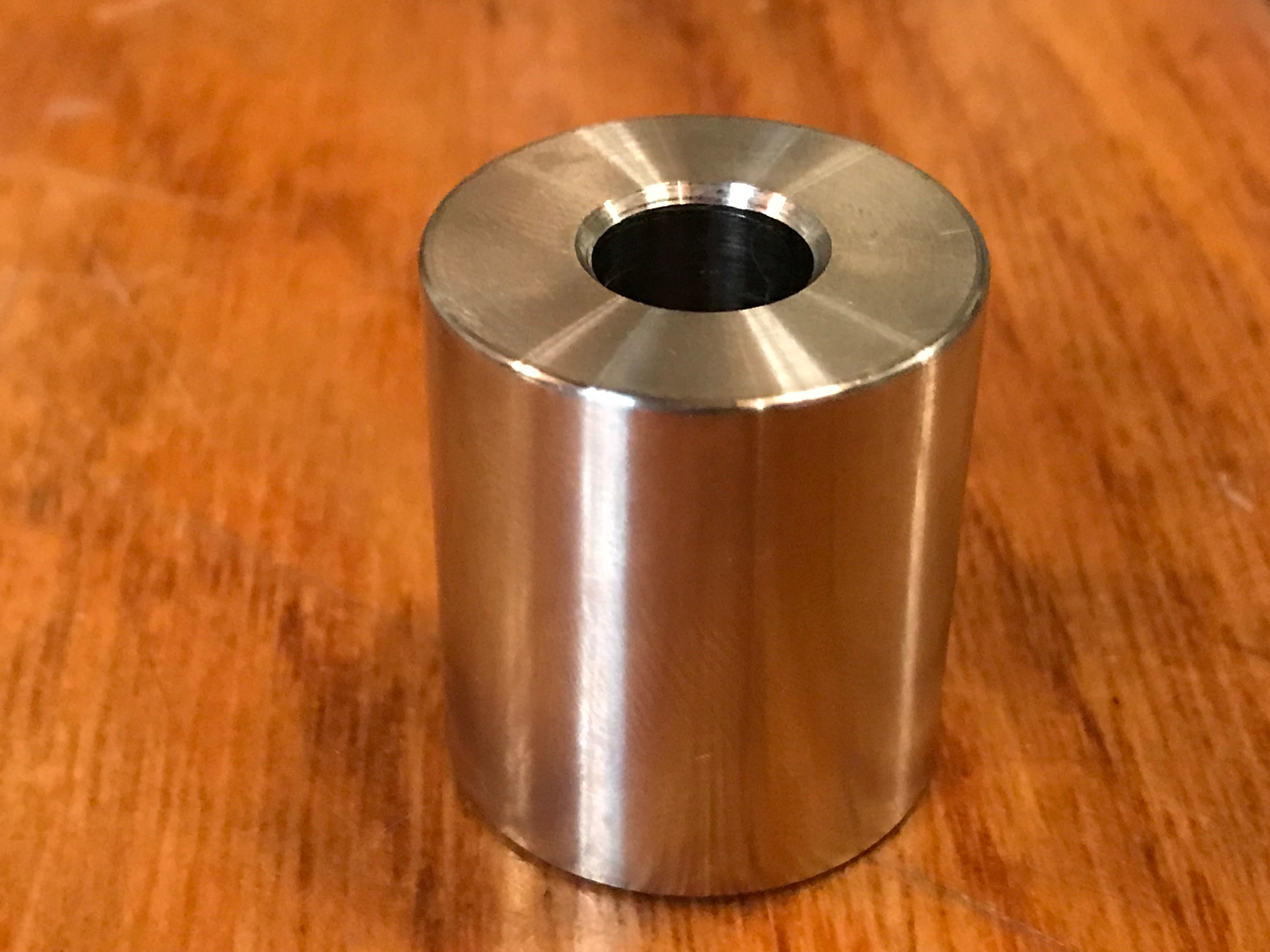 EXTSW 7/16” ID x 1.115" OD x 1 1/4” Thick 304 Stainless Spacer