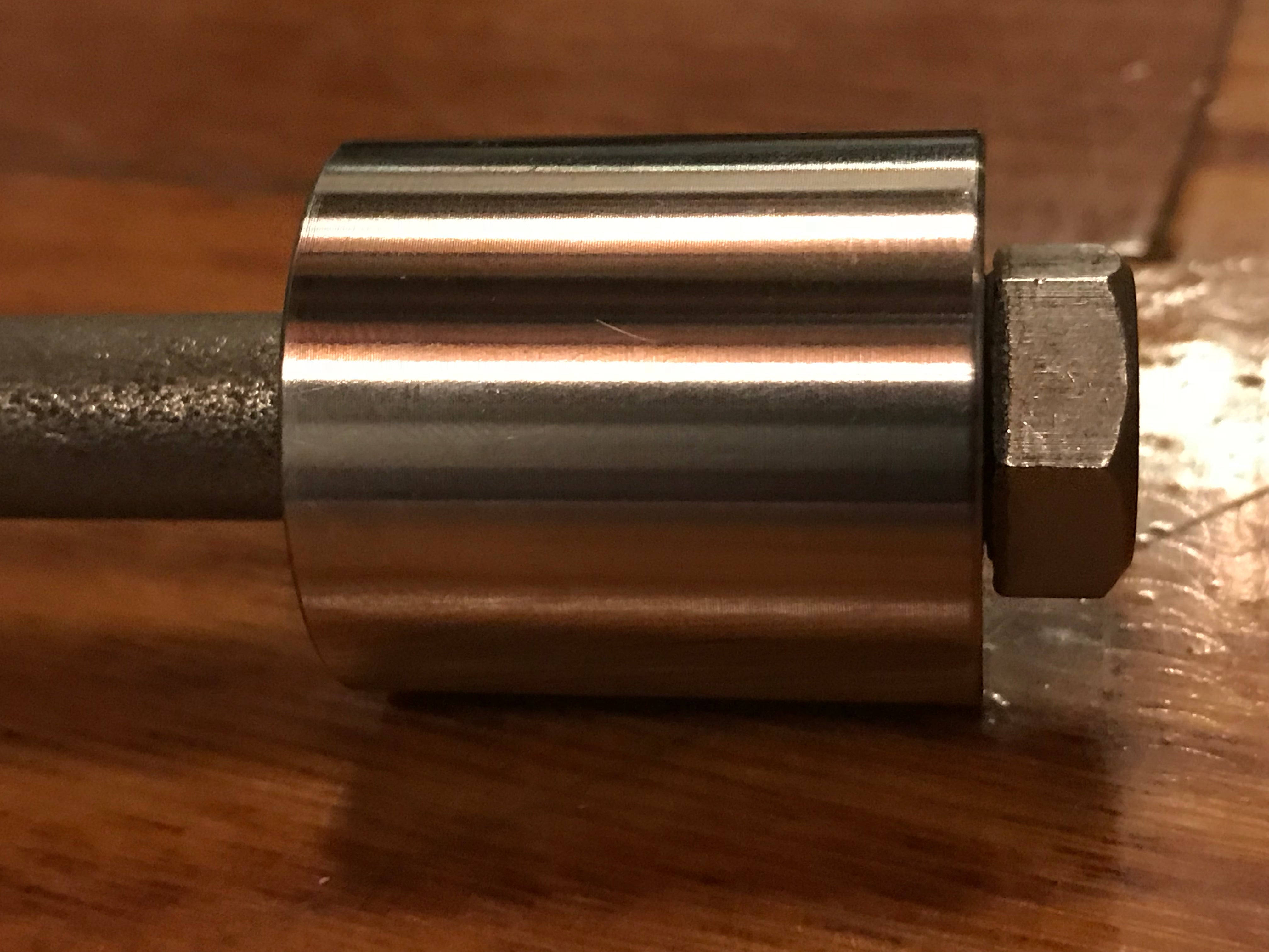 EXTSW  .383” ID x 1.115" OD x 1 1/4” thick 316 Stainless Spacer