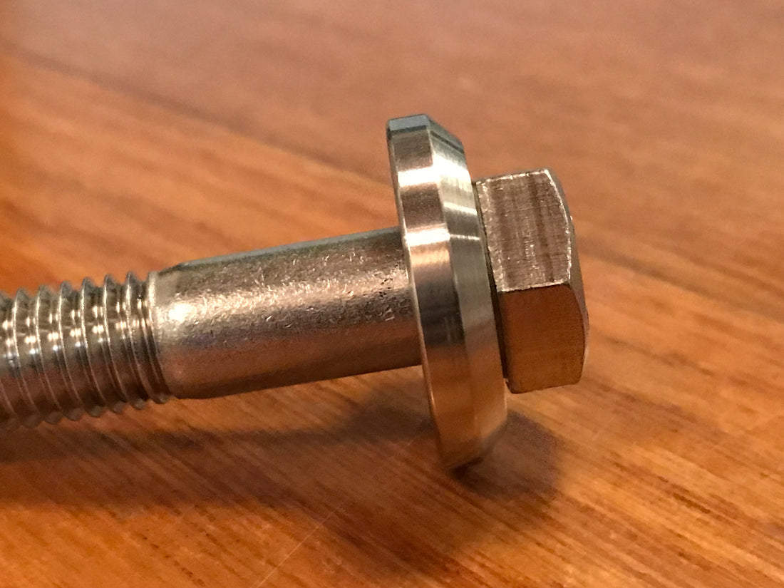 EXTSW BEVELED 1/2" ID x 1.240" OD x 1/4" Thick 304 Stainless Washer
