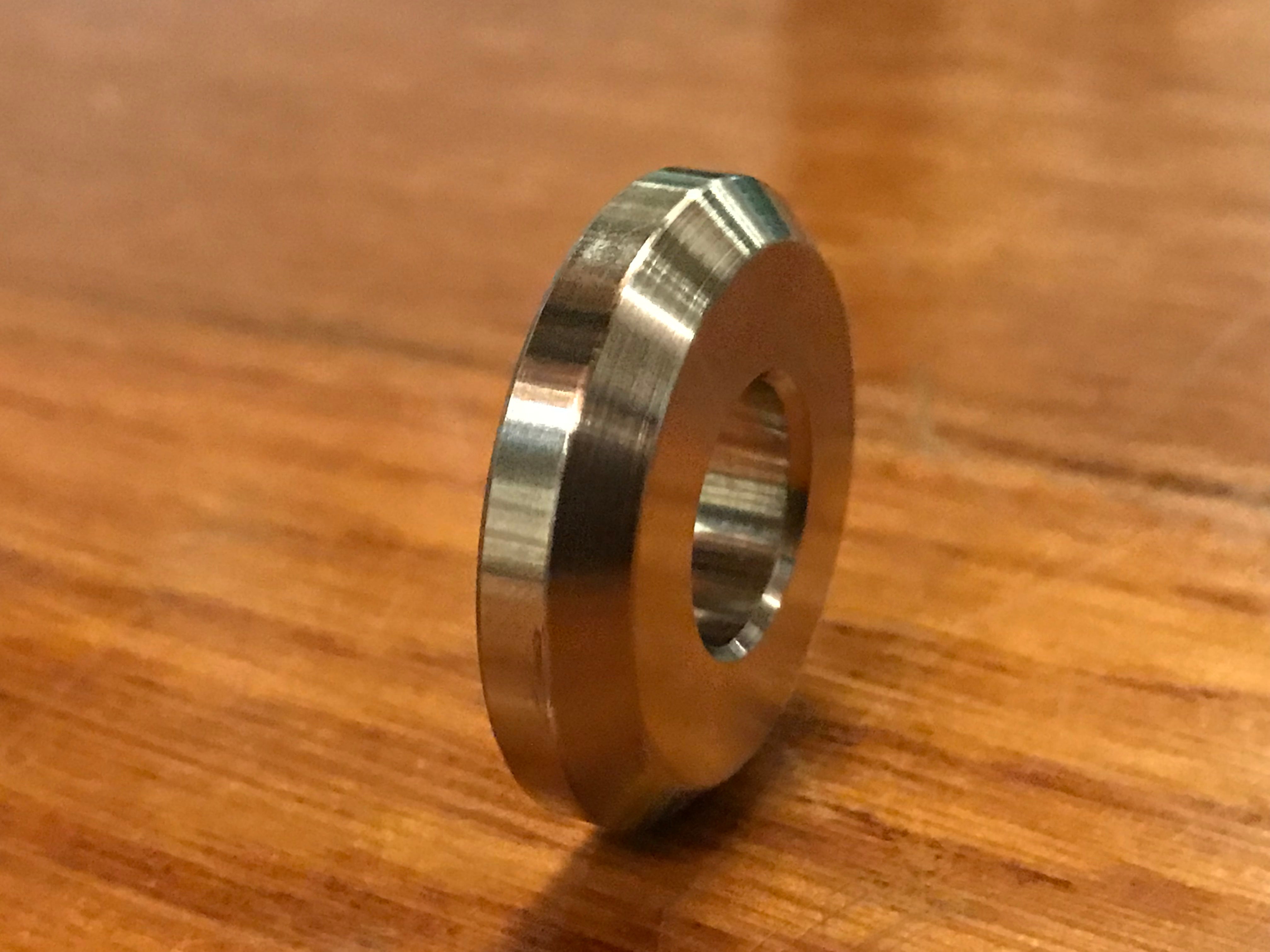 EXTSW BEVELED 1/2" ID x 1.240" OD x 1/4" Thick 304 Stainless Washer