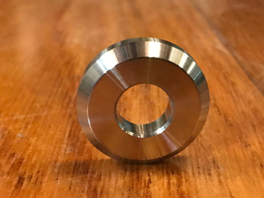 EXTSW BEVELED 1/2" ID x 1.240" OD x 1/4" Thick 304 Stainless Washer
