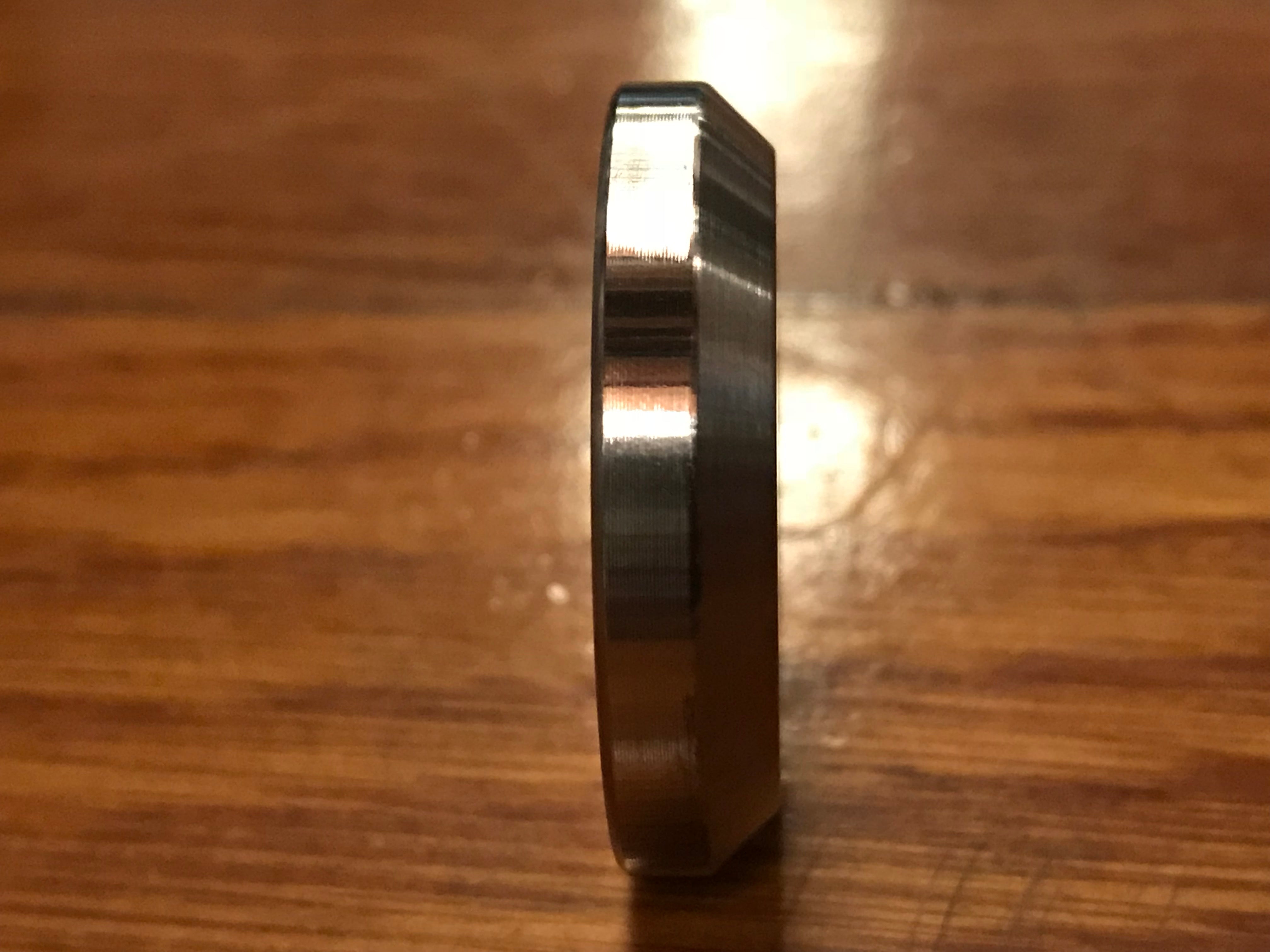EXTSW BEVELED 1/2" ID x 1.240" OD x 1/4" Thick 304 Stainless Washer
