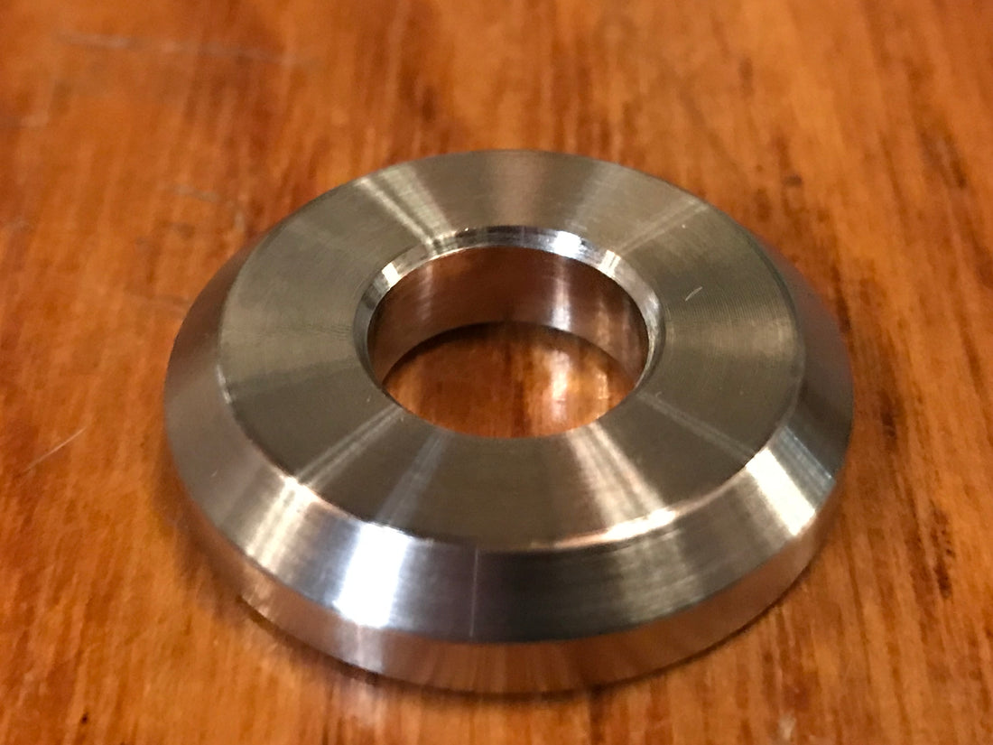 EXTSW BEVELED 1/2" ID x 1.240" OD x 1/4" Thick 304 Stainless Washer