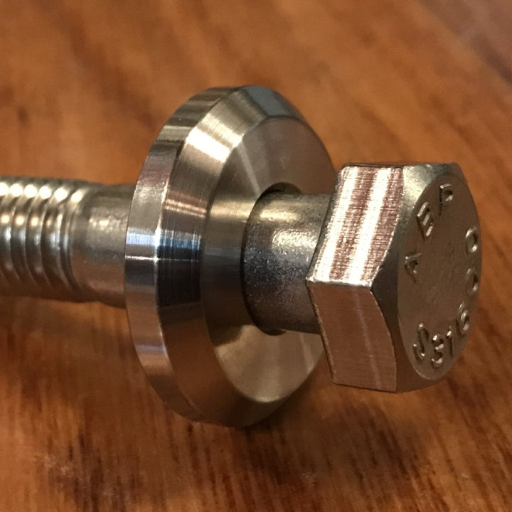 EXTSW BEVELED 1/2" ID x 1.240" OD x 1/4" Thick 304 Stainless Washer