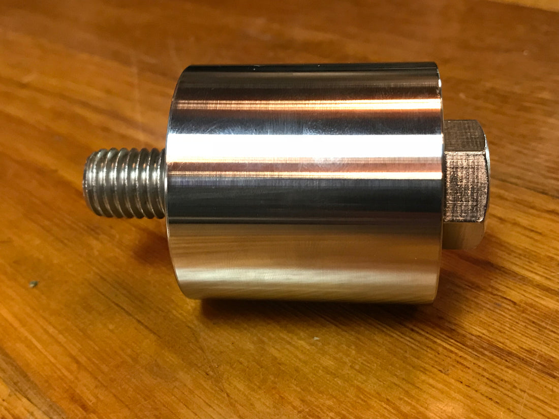 EXTSW 5/8" ID x 1.990" OD x 2" Thick 304 Stainless Spacer