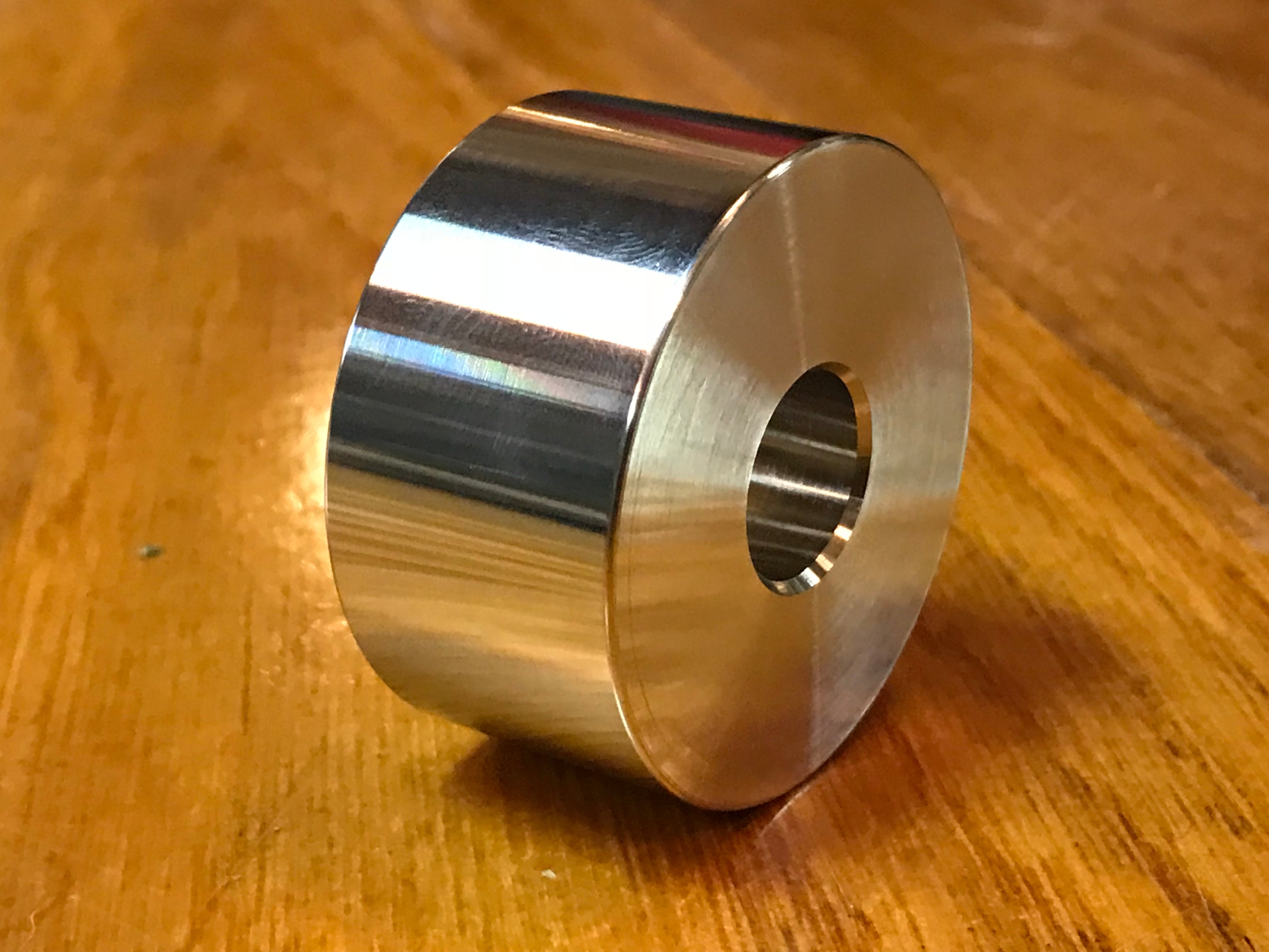 EXTSW  .632” ID x 1.990" OD x 1" Thick 316 Stainless Spacer