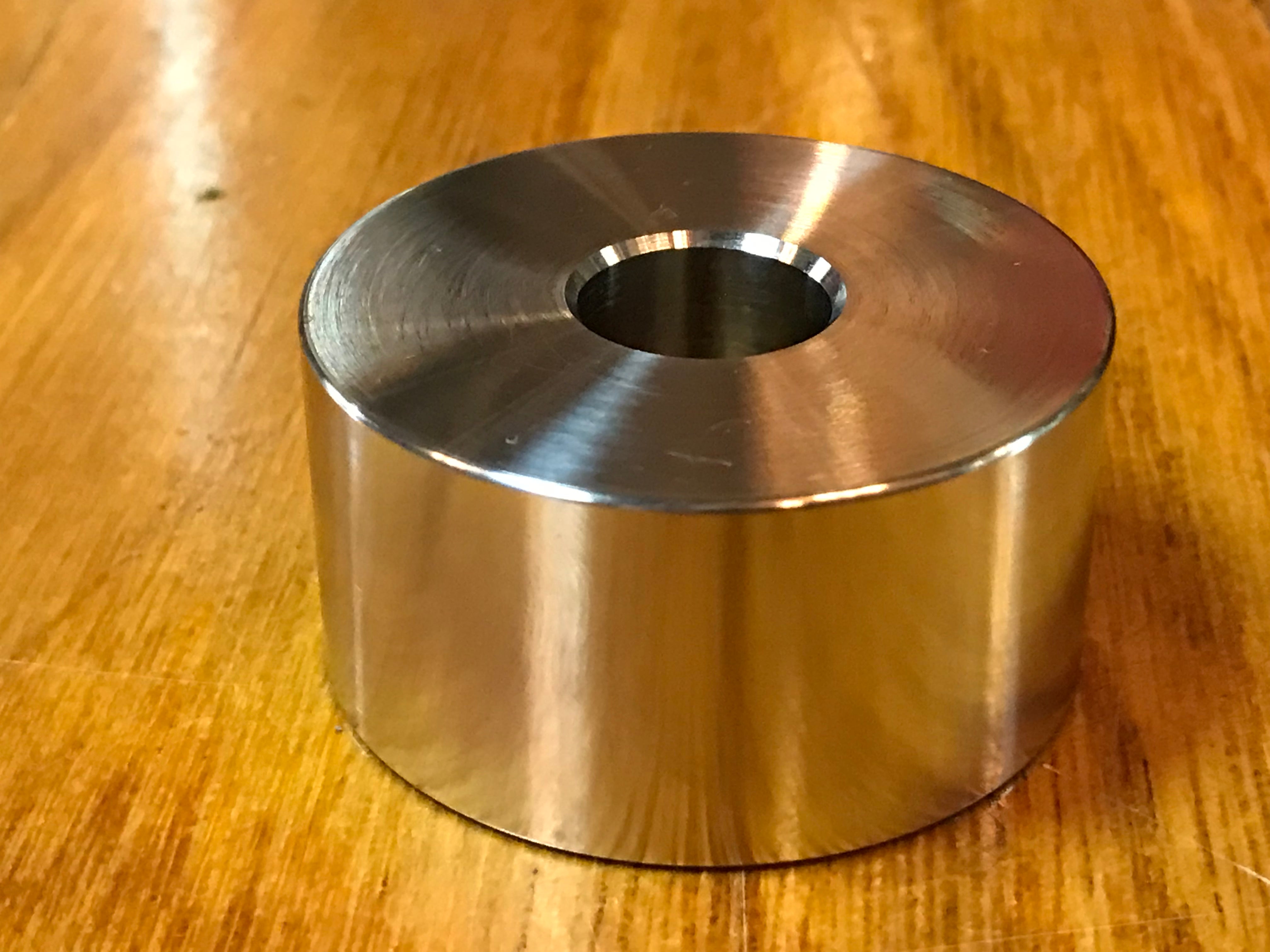 EXTSW 5/8" ID x 1.990" OD x 1" Thick 304 Stainless Spacer
