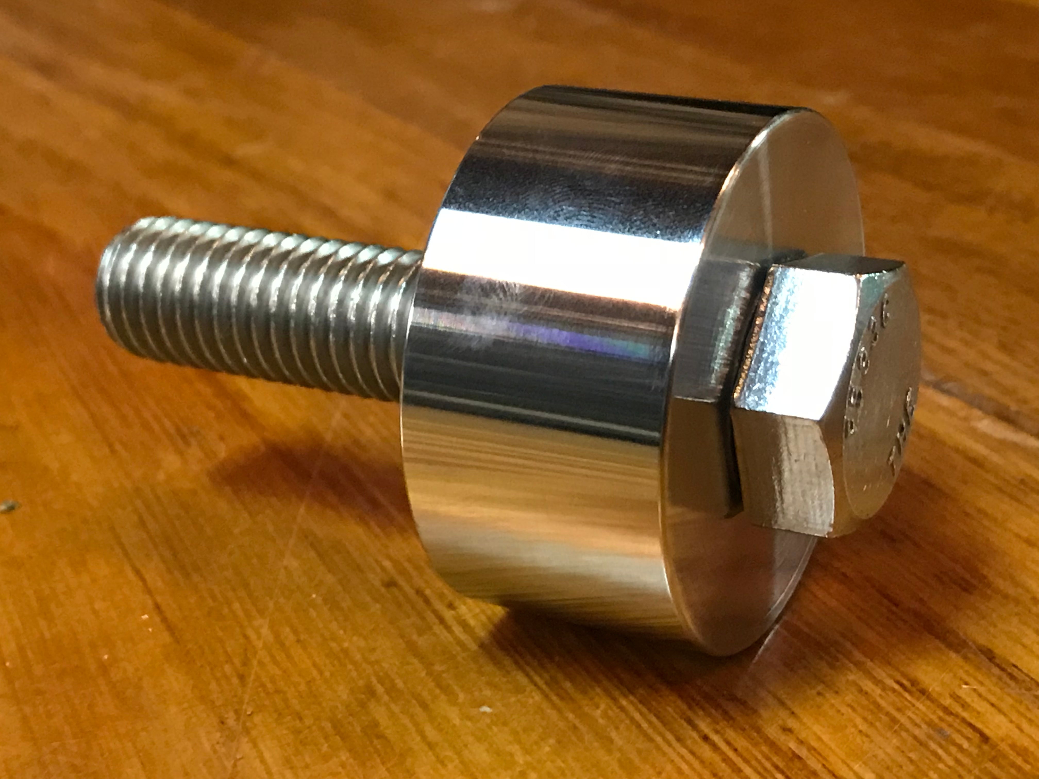 EXTSW 5/8" ID x 1.990" OD x 1" Thick 304 Stainless Spacer