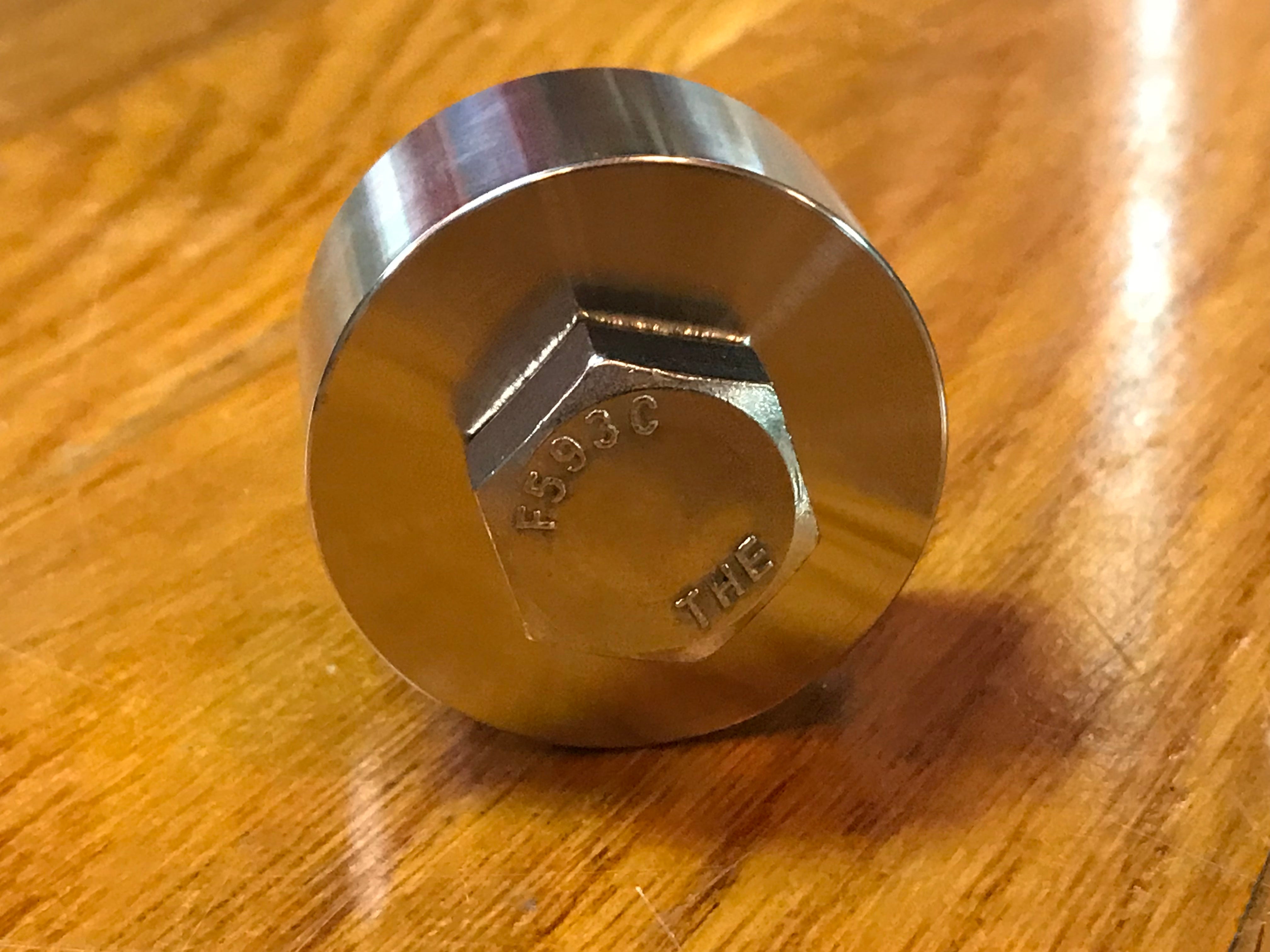 EXTSW  .632” ID x 1.990" OD x 1" Thick 316 Stainless Spacer