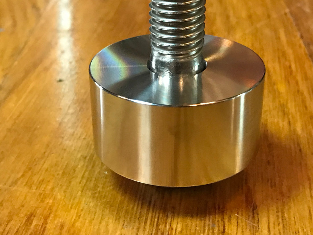 EXTSW  .632” ID x 1.990" OD x 1" Thick 316 Stainless Spacer