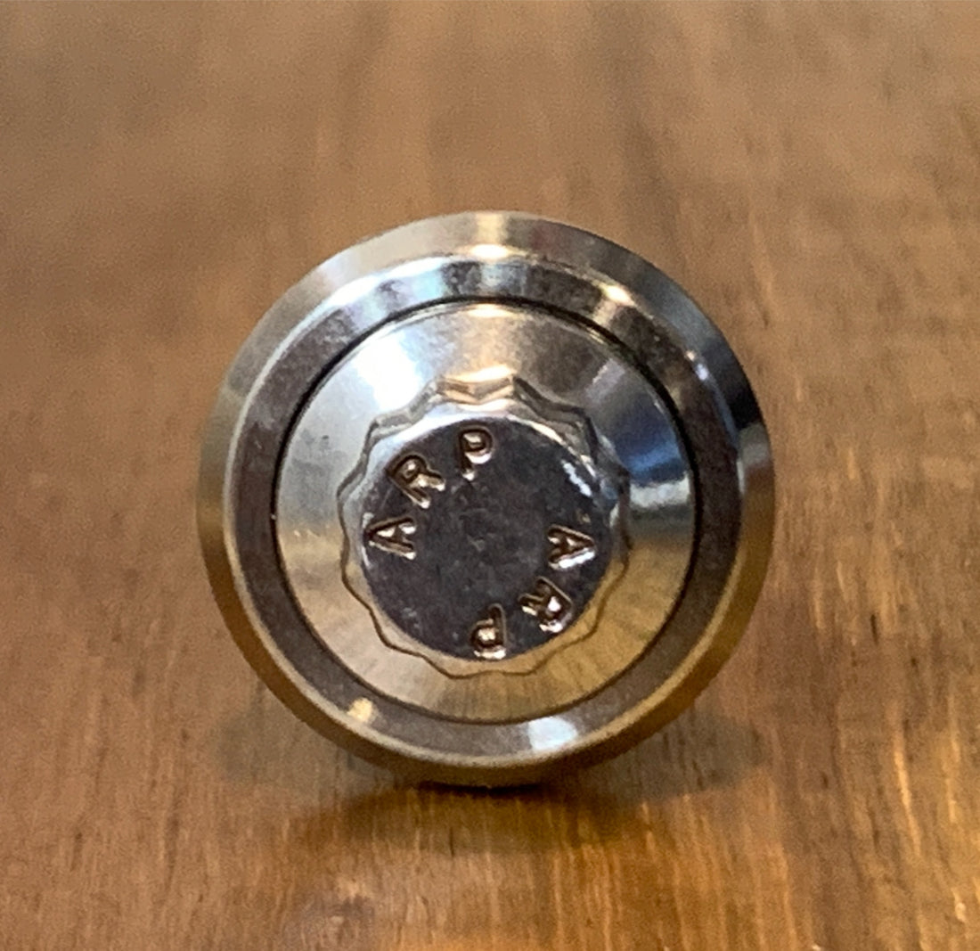 EXTSW BEVELED .383” ID x .865" OD x .158/.125” Thick 316 Stainless washer, Fits #613 ARP Bolts