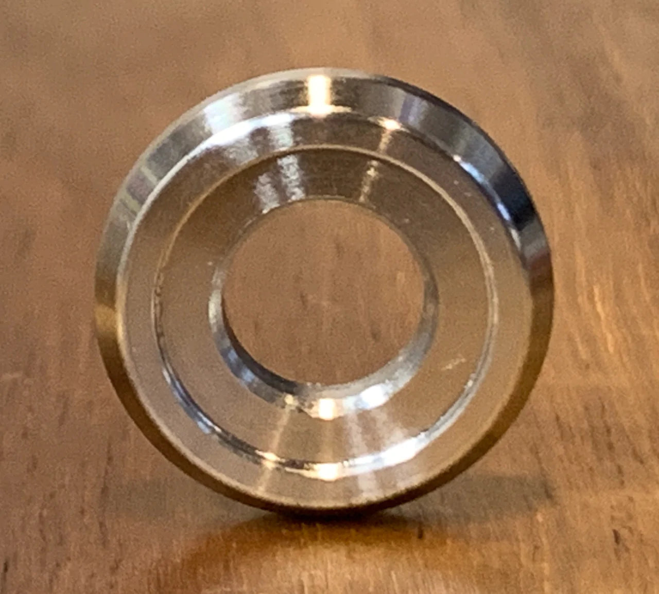 EXTSW BEVELED .383" ID x .990" OD x .158” Thick 316 Stainless Washer, Fits #613 ARP Bolts